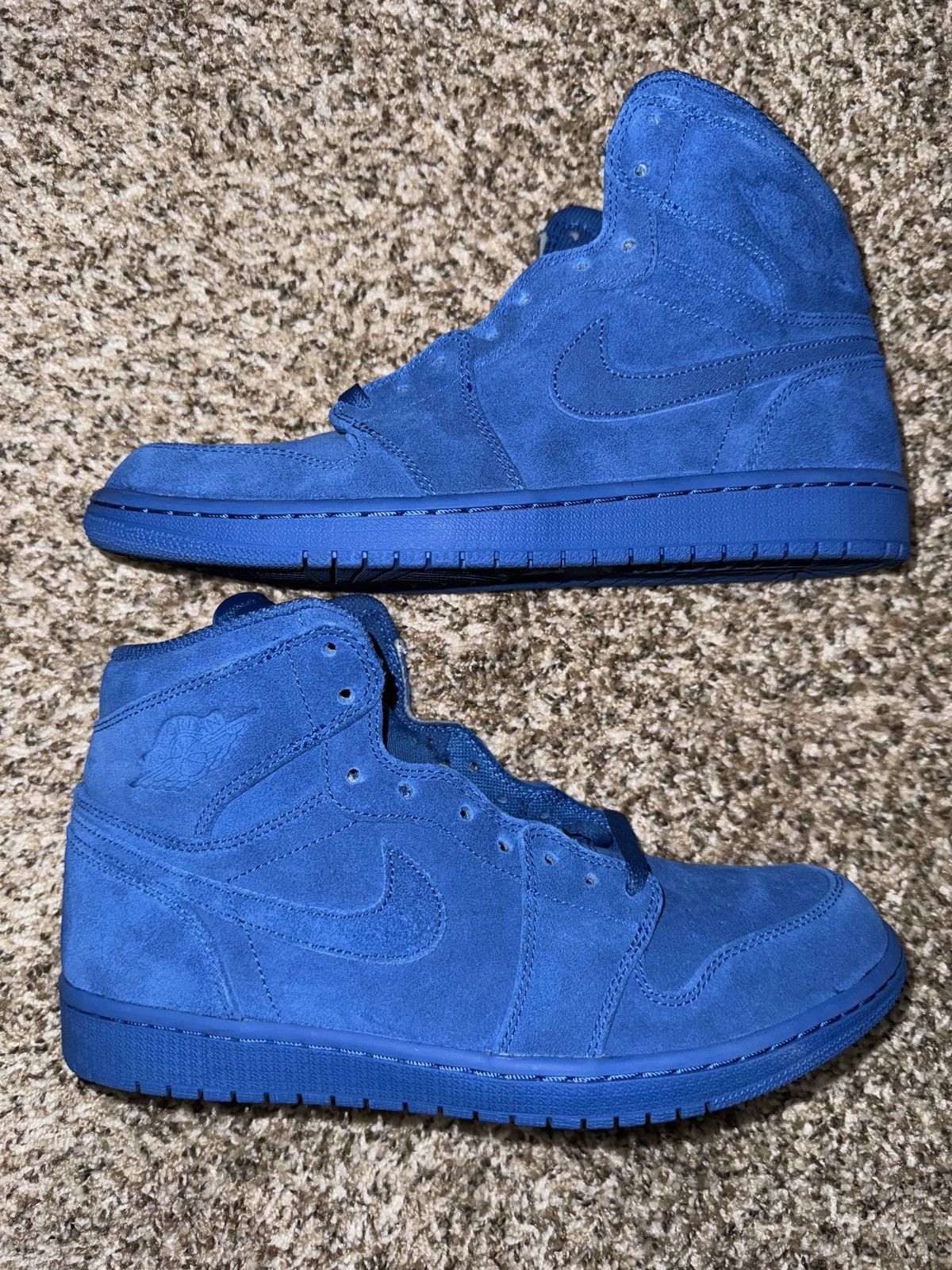 Jordan Brand Jordan 1 Retro Blue Suede Size US 10 / EU 43 - 8 Thumbnail