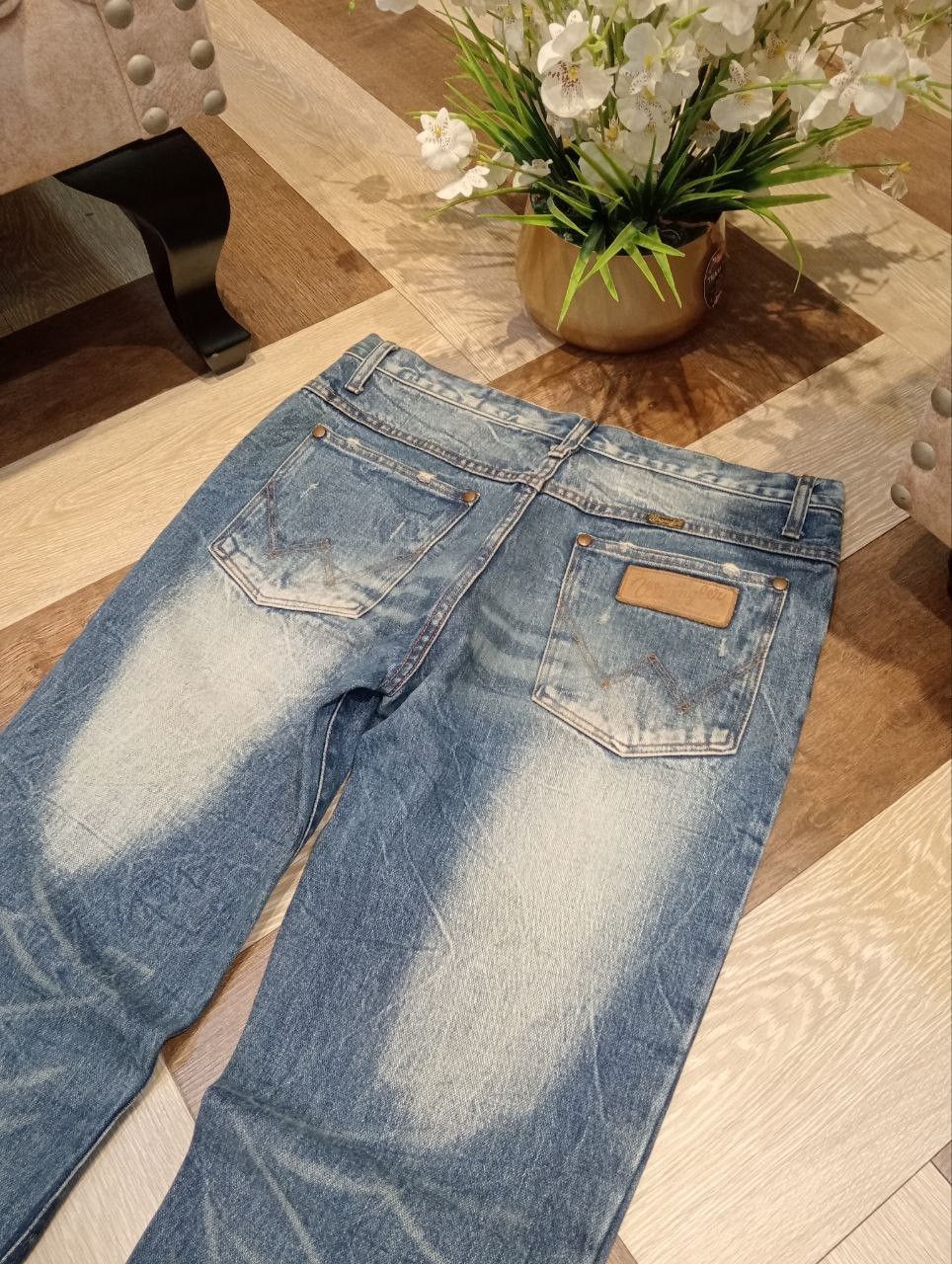 Wrangler WRANGLER BLUE WASHED DENIM PANTS Size US 33 - 11 Thumbnail