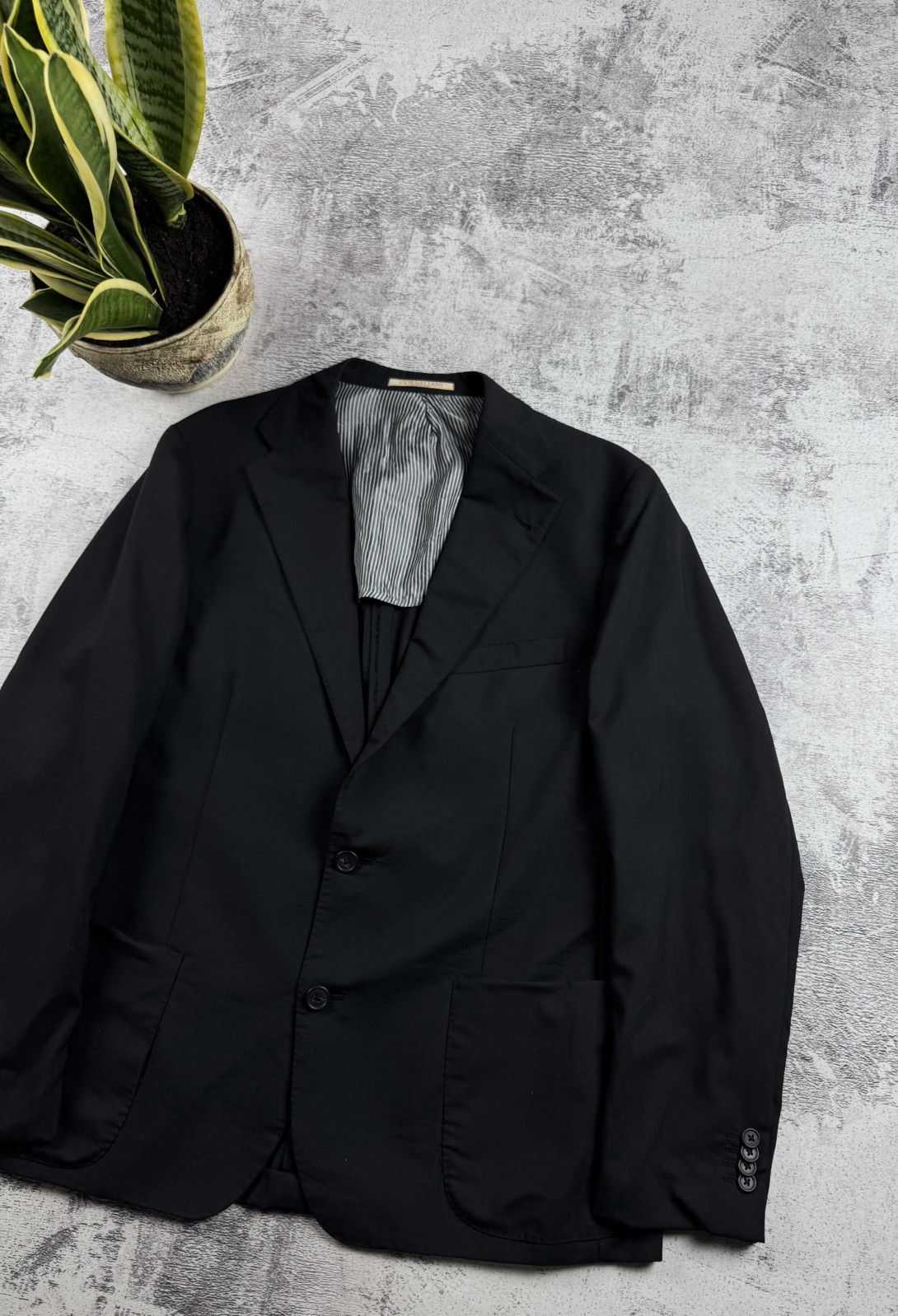 Corneliani Corneliani Vintage 52R Viscose Classic Blazer Suit Jacket Size 52R - 3 Thumbnail