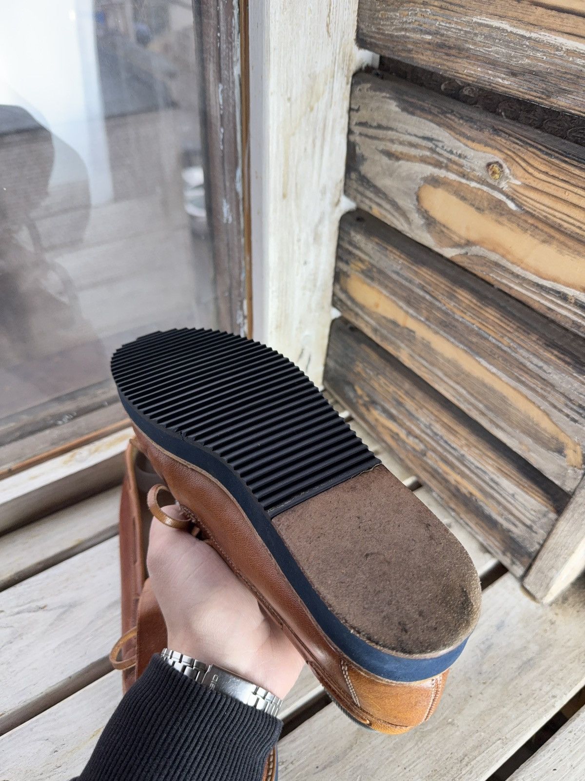 Melvin & Hamilton Luxury Melvin & Hamilton Leather Moccasin Loafers Tan Cognac Size US 7 / EU 40 - 14 Thumbnail