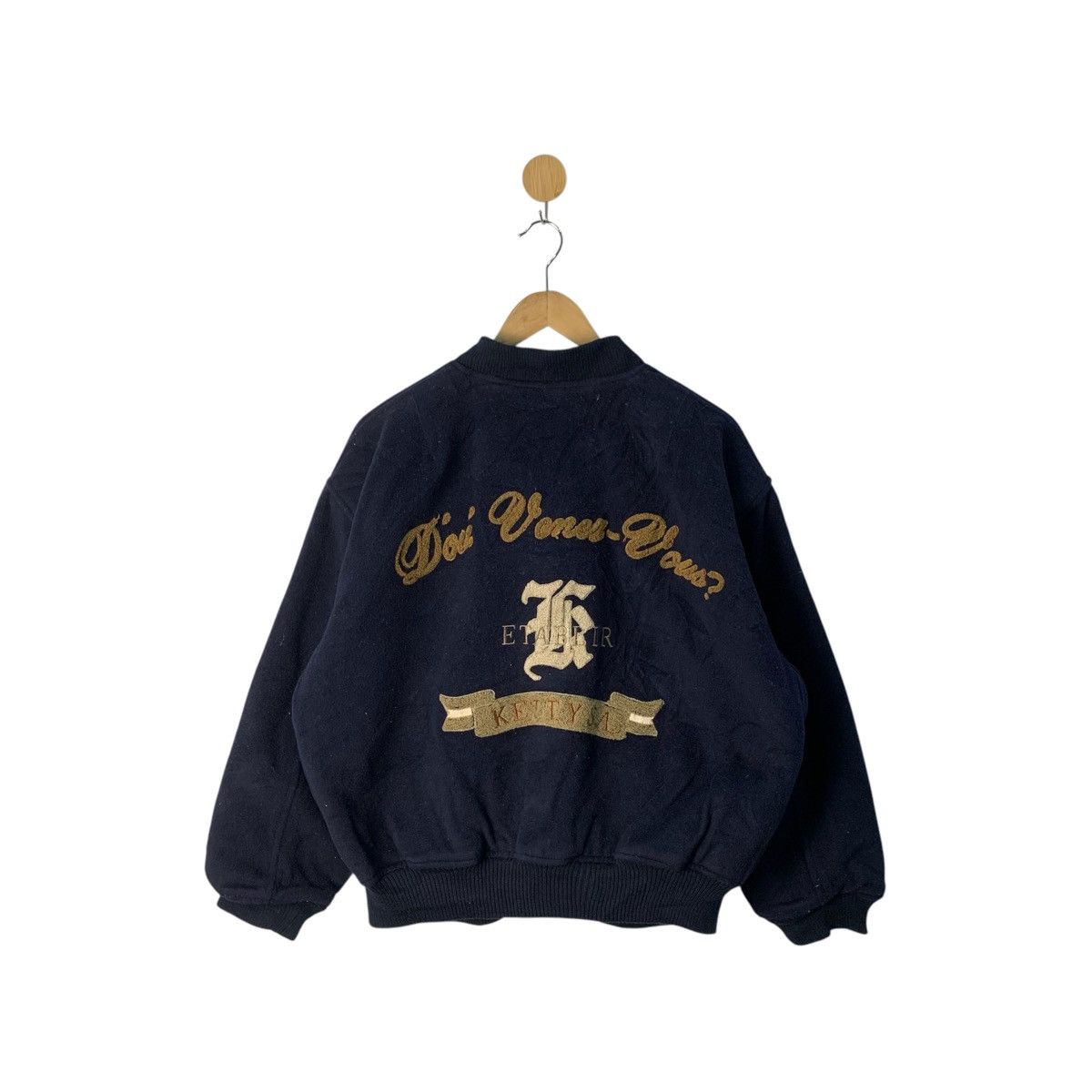 Japanese Brand × Vintage Ketty Bouquet Big Logo Floral like Kenzo Ketty.sa Navy Size US M / EU 48-50 / 2 - 1 Thumbnail