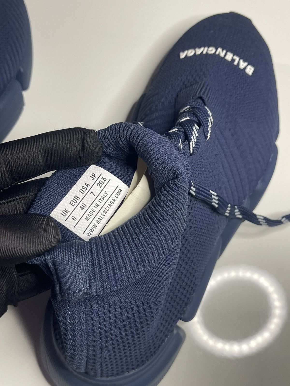Balenciaga Balenciaga Speed 2.0 Lace-Up Blue Size 40 New Box & Dustbag Size US 7 / EU 40 - 5 Thumbnail