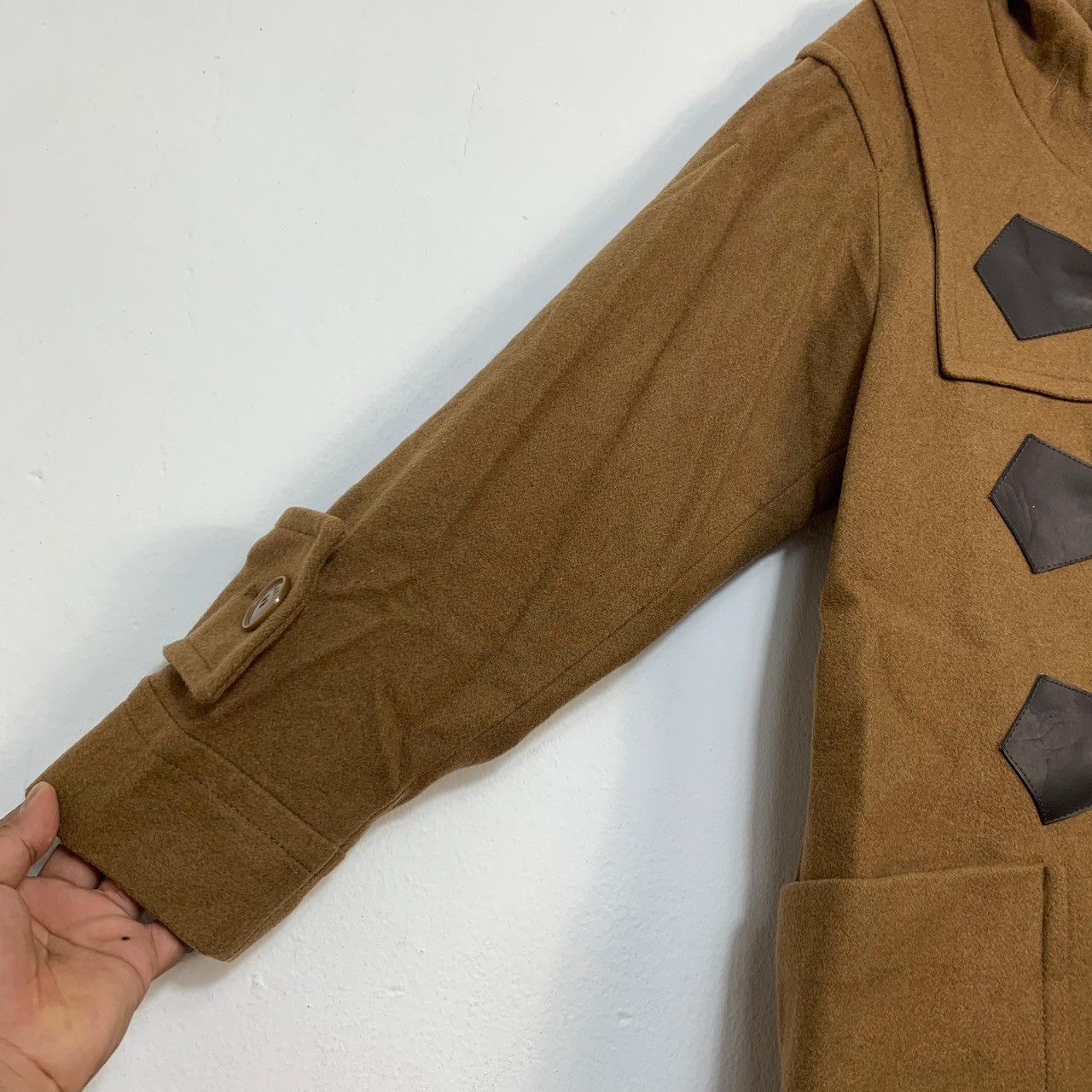 Ne-Net ARCHIVE Issey Miyake Ne-Net Japanese Wood Toggle Duffle Coat Size US L / EU 52-54 / 3 - 12 Thumbnail