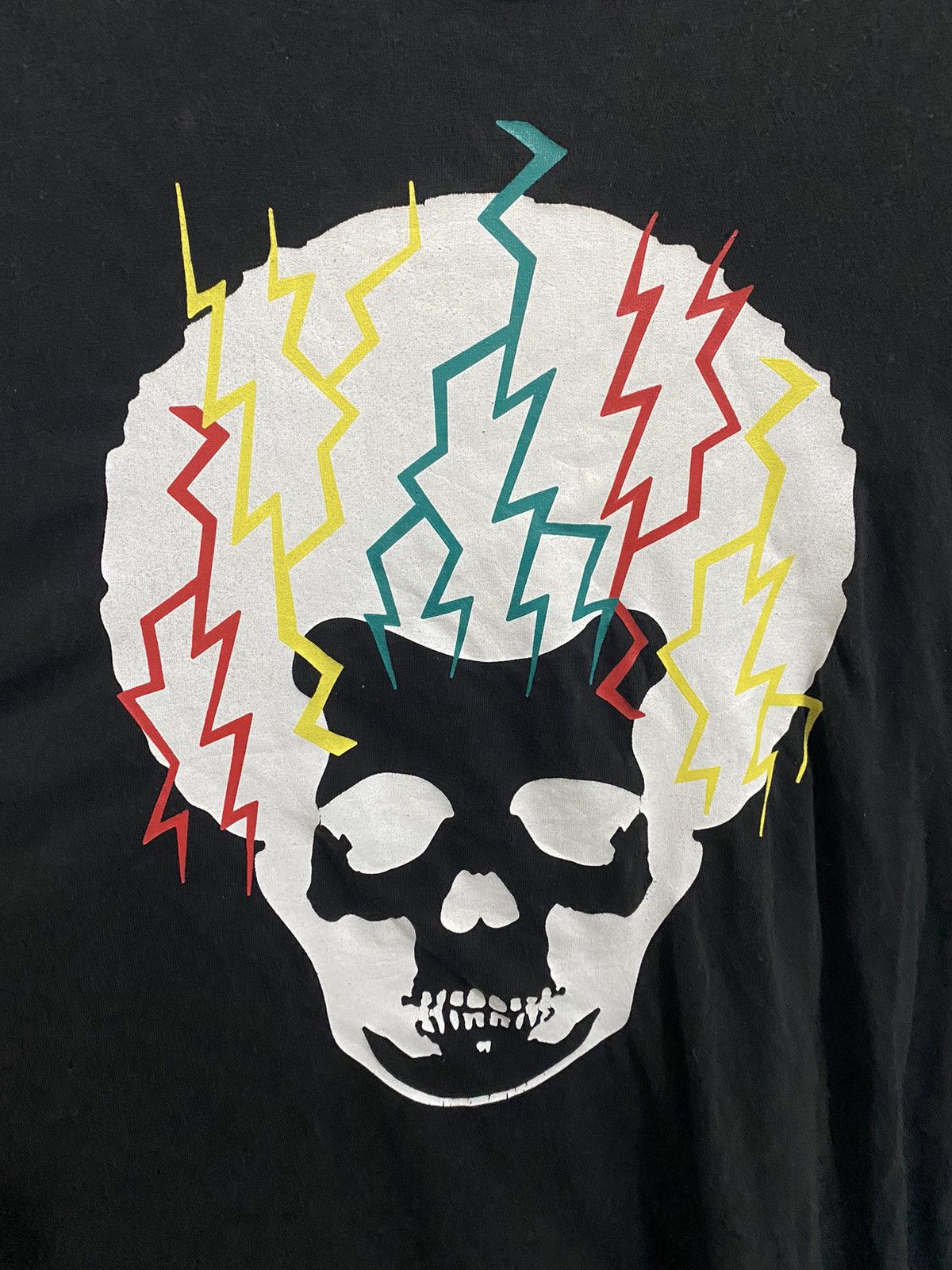 Lucien Pellat-Finet Paperthin Sunfaded Skull Tee Size US M / EU 48-50 / 2 - 7 Thumbnail