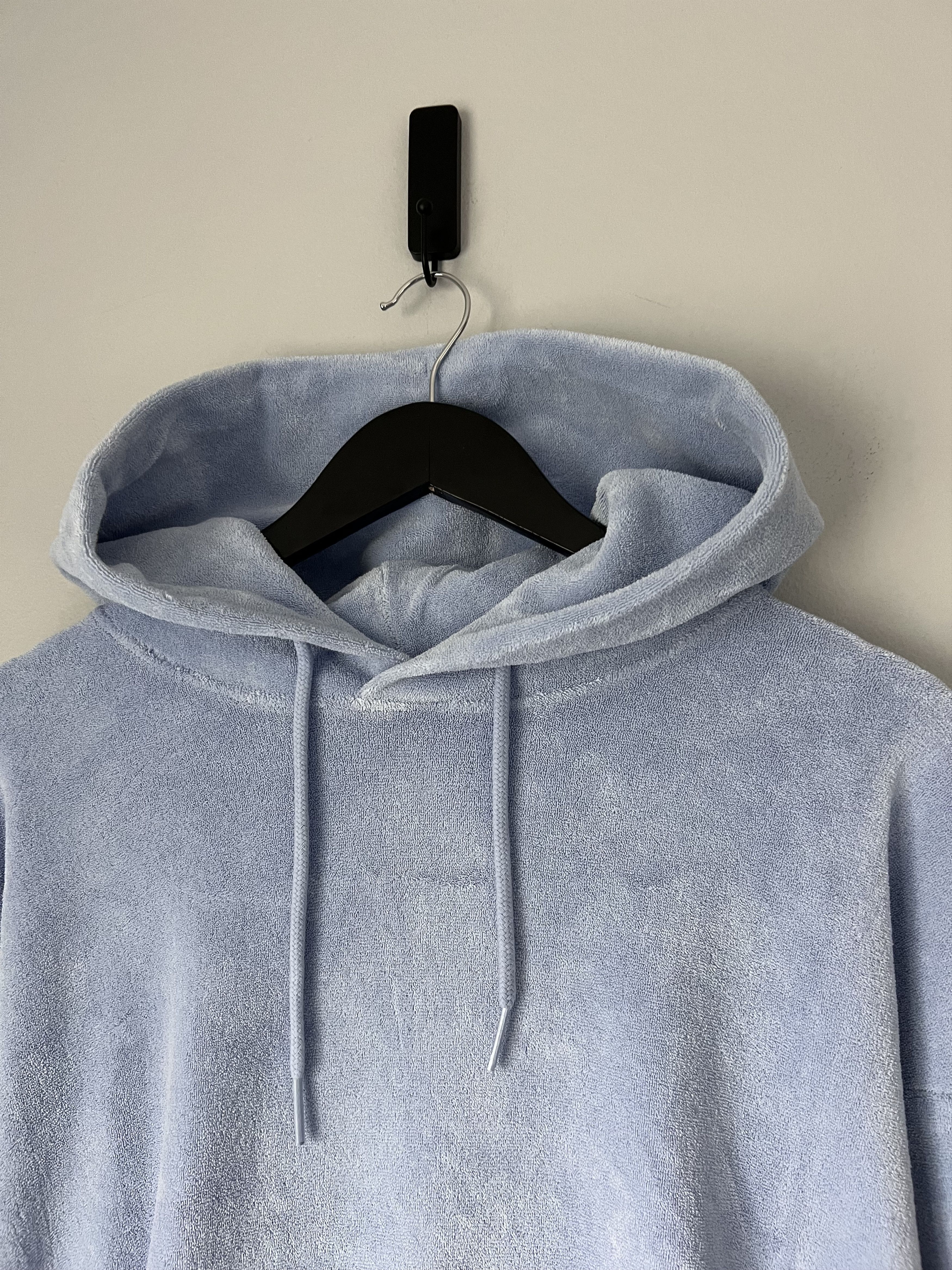 Martine Rose Martine Rose Classic Logo Terry Hoodie in Pale Blue Size US XL / EU 56 / 4 - 5 Thumbnail