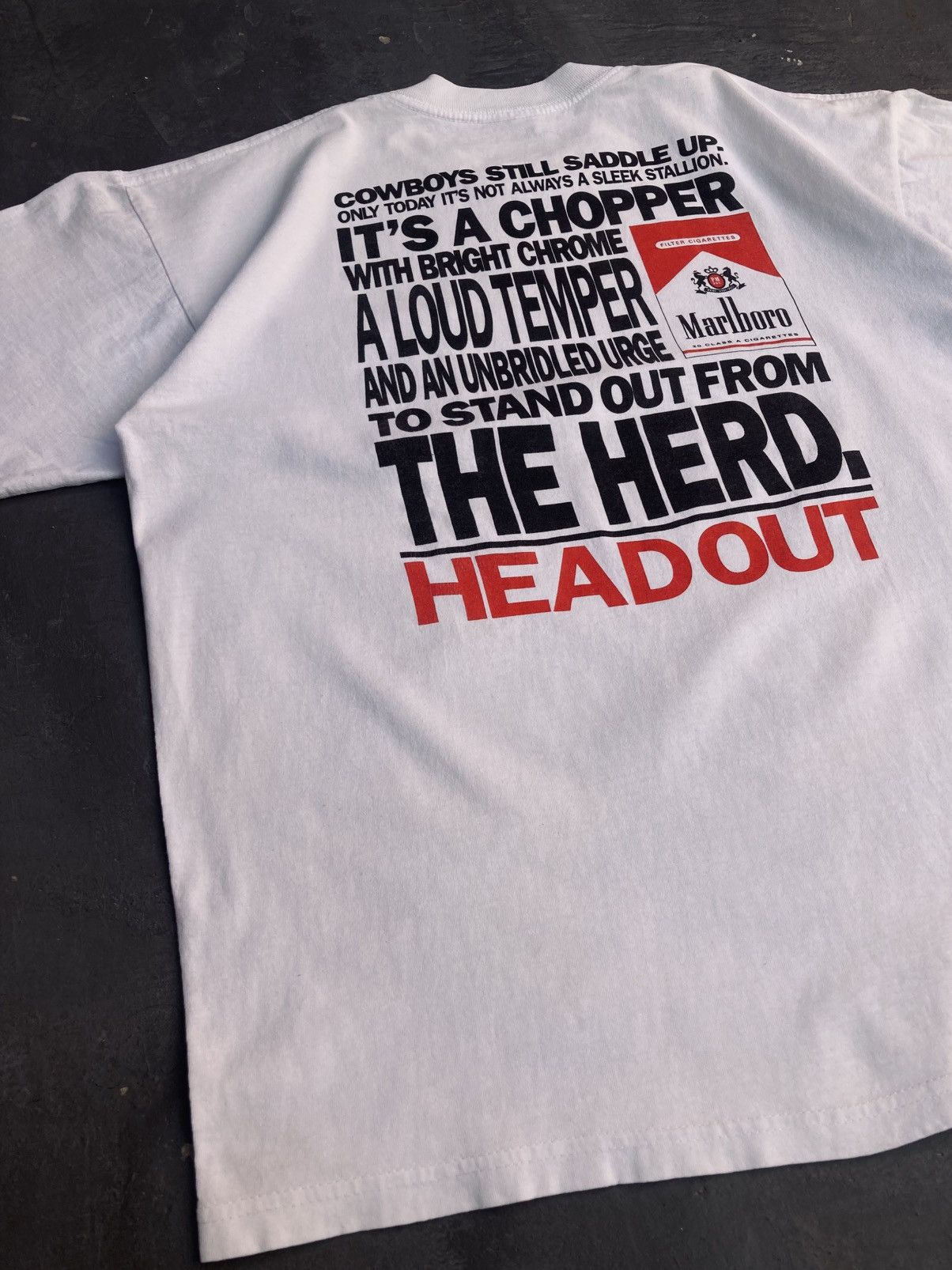 Marlboro × Marlboro Adventure Team × Marlboro Unlimited Vintage 90s Marlboro Pocket Tee Size US XL / EU 56 / 4 - 3 Thumbnail