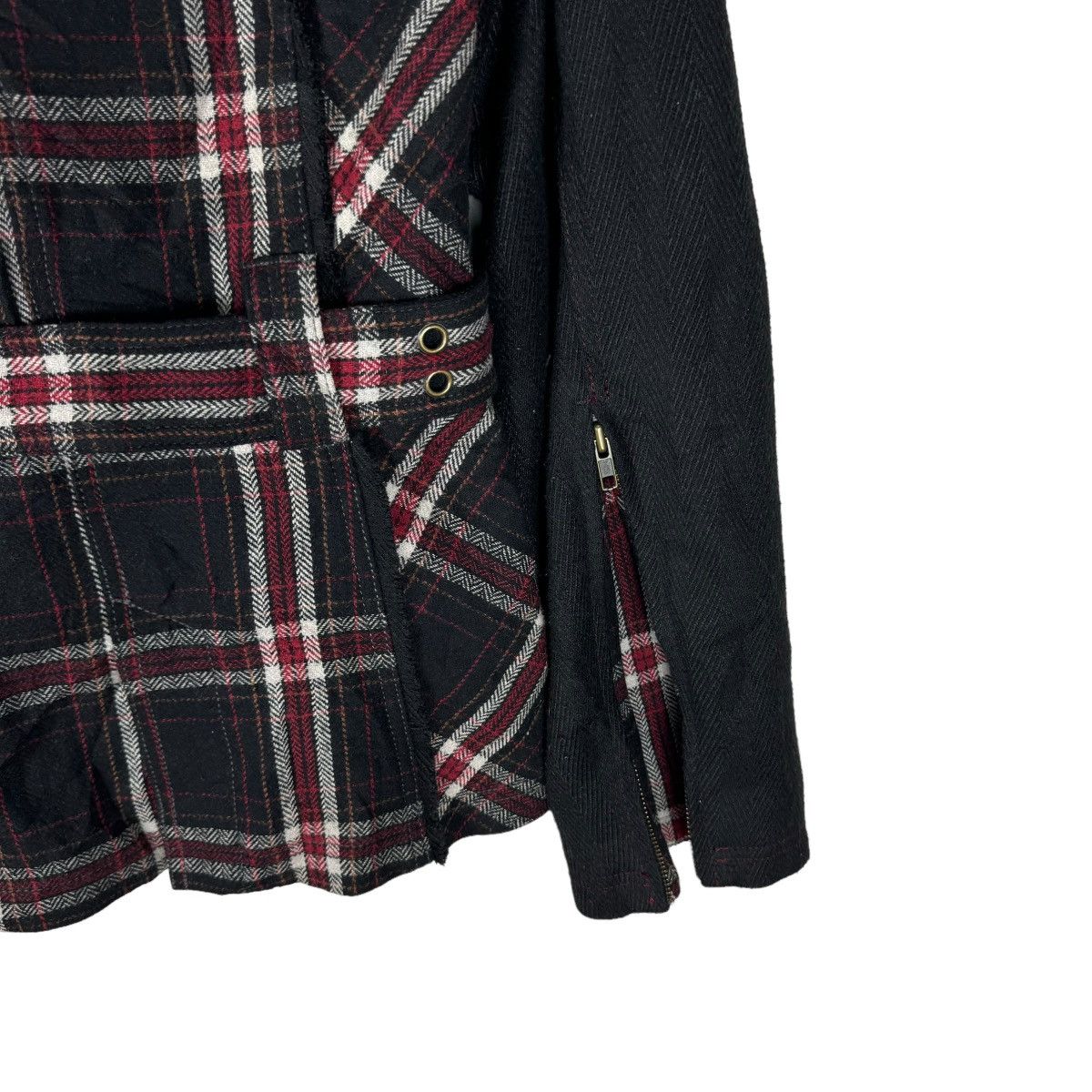 Beauty Beast ☀️ALGONQUINS FUR TARTAN DETACHABLE SLLEVE JACKET Size M / US 6-8 / IT 42-44 - 7 Thumbnail