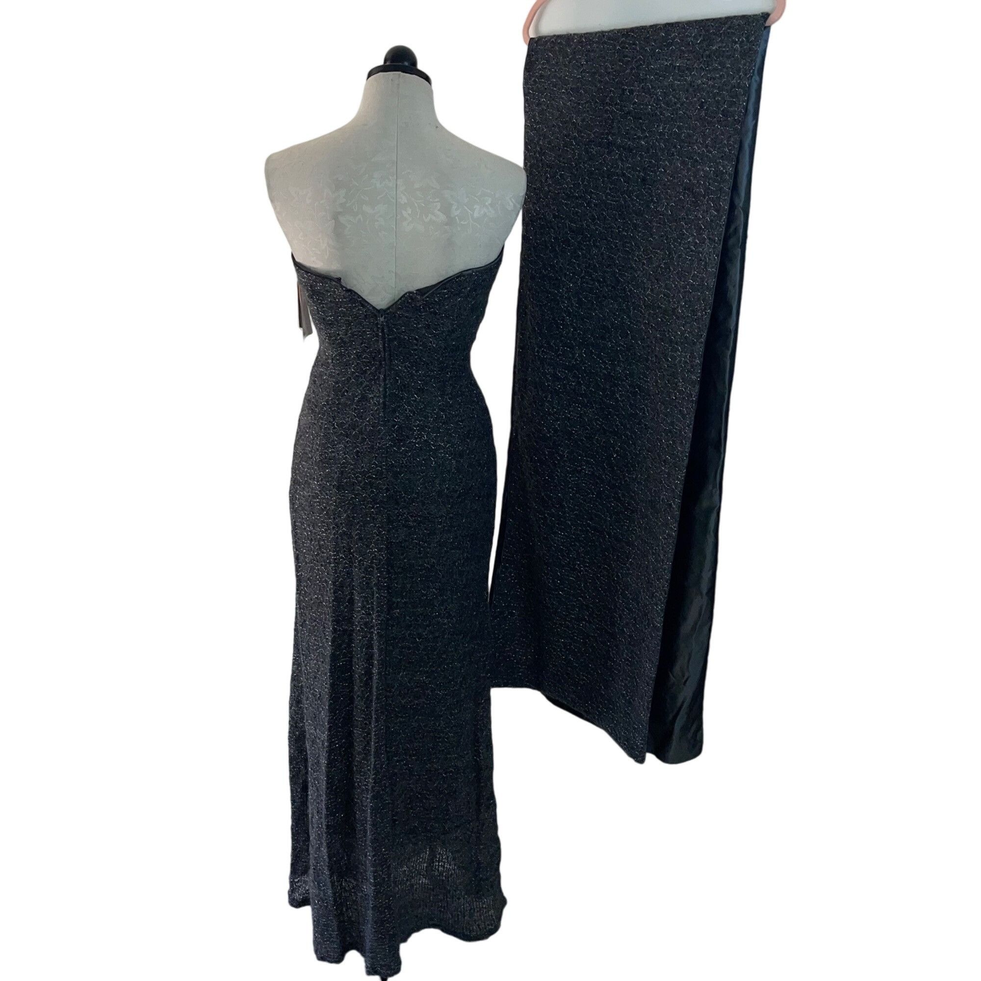 Jessica McClintock Jessica McClintock Vintage Womens Dress Shawl Size M / US 6-8 / IT 42-44 - 2 Thumbnail