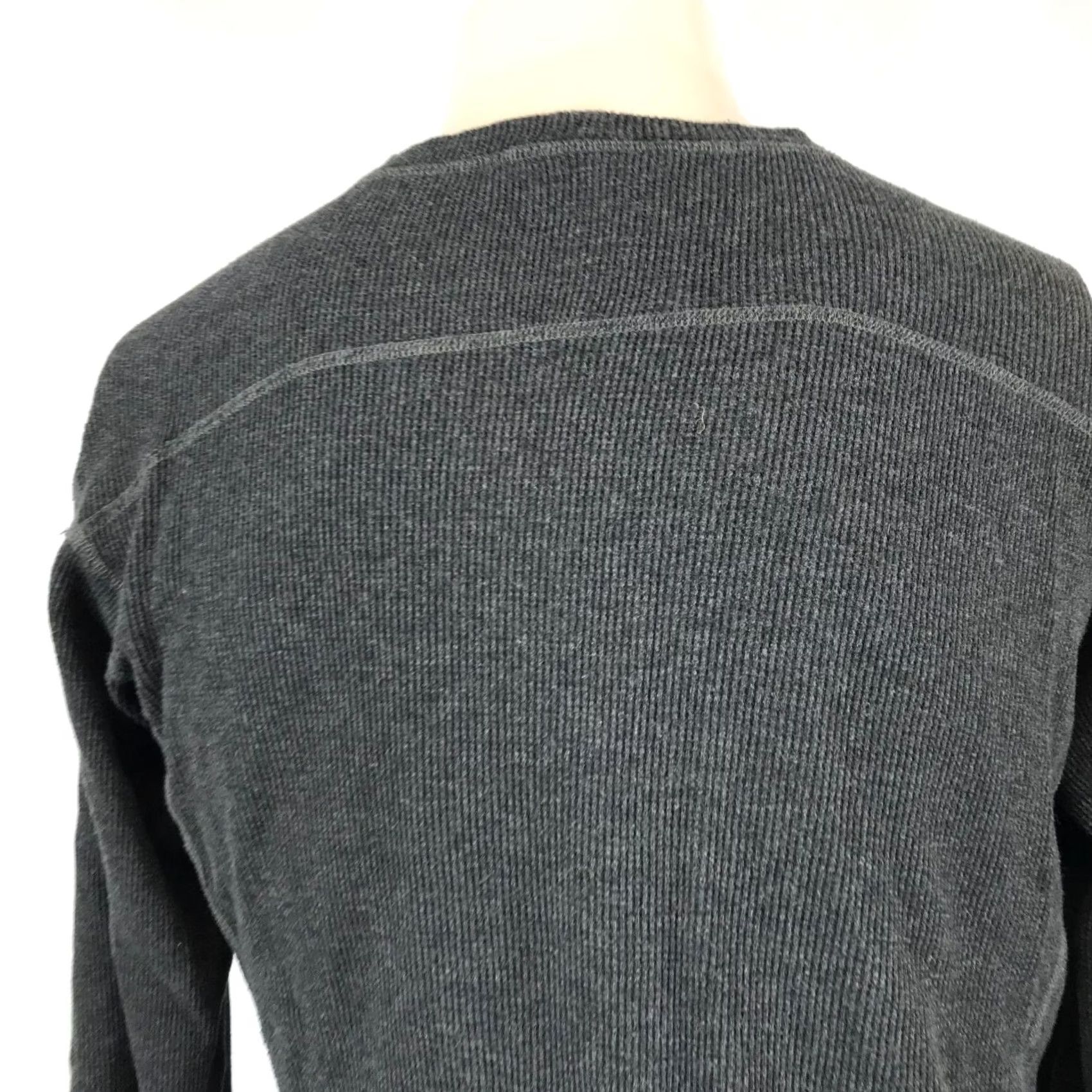 Carhartt Carhartt Mens Medium Gray Crew Neck Ribbed 100% Cotton Long Sleeve Shirt Size US M / EU 48-50 / 2 - 6 Thumbnail