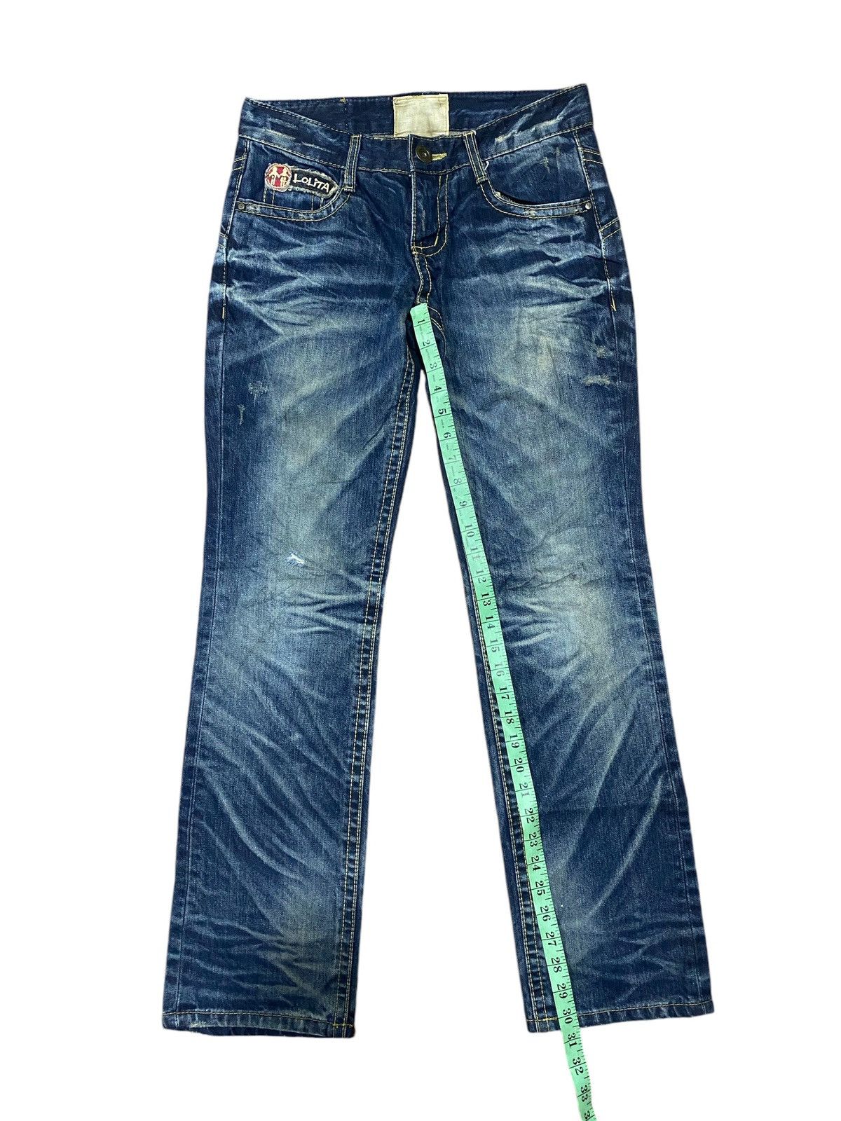 Vintage Vintage Lolita Distress Denim Jeans Size US 32 / EU 48 - 18 Thumbnail