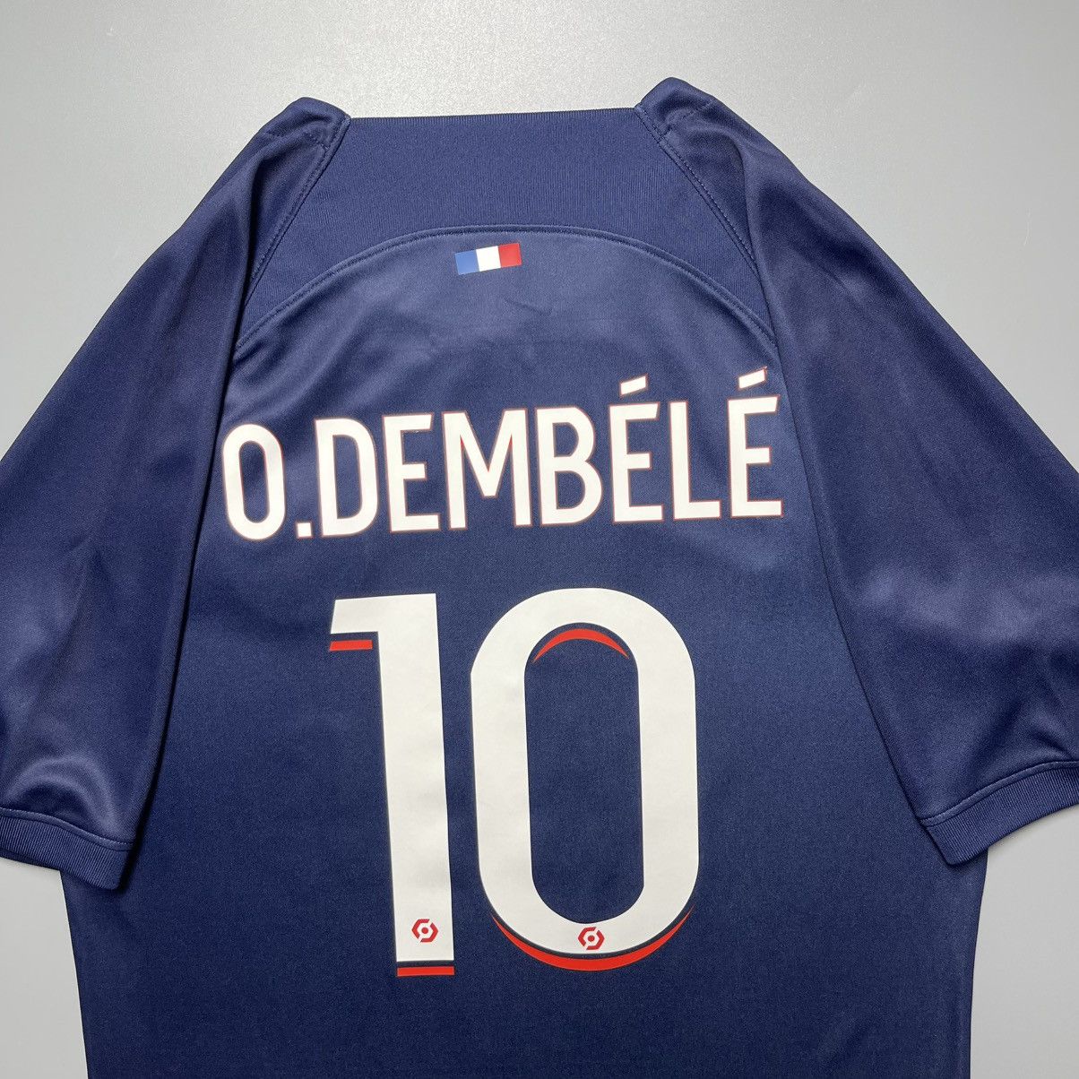 Vintage PSG NIKE 2023/2024 FOOTBALL SOCCER HOME JERSEY #10 DEMBELE Size US S / EU 44-46 / 1 - 8 Thumbnail