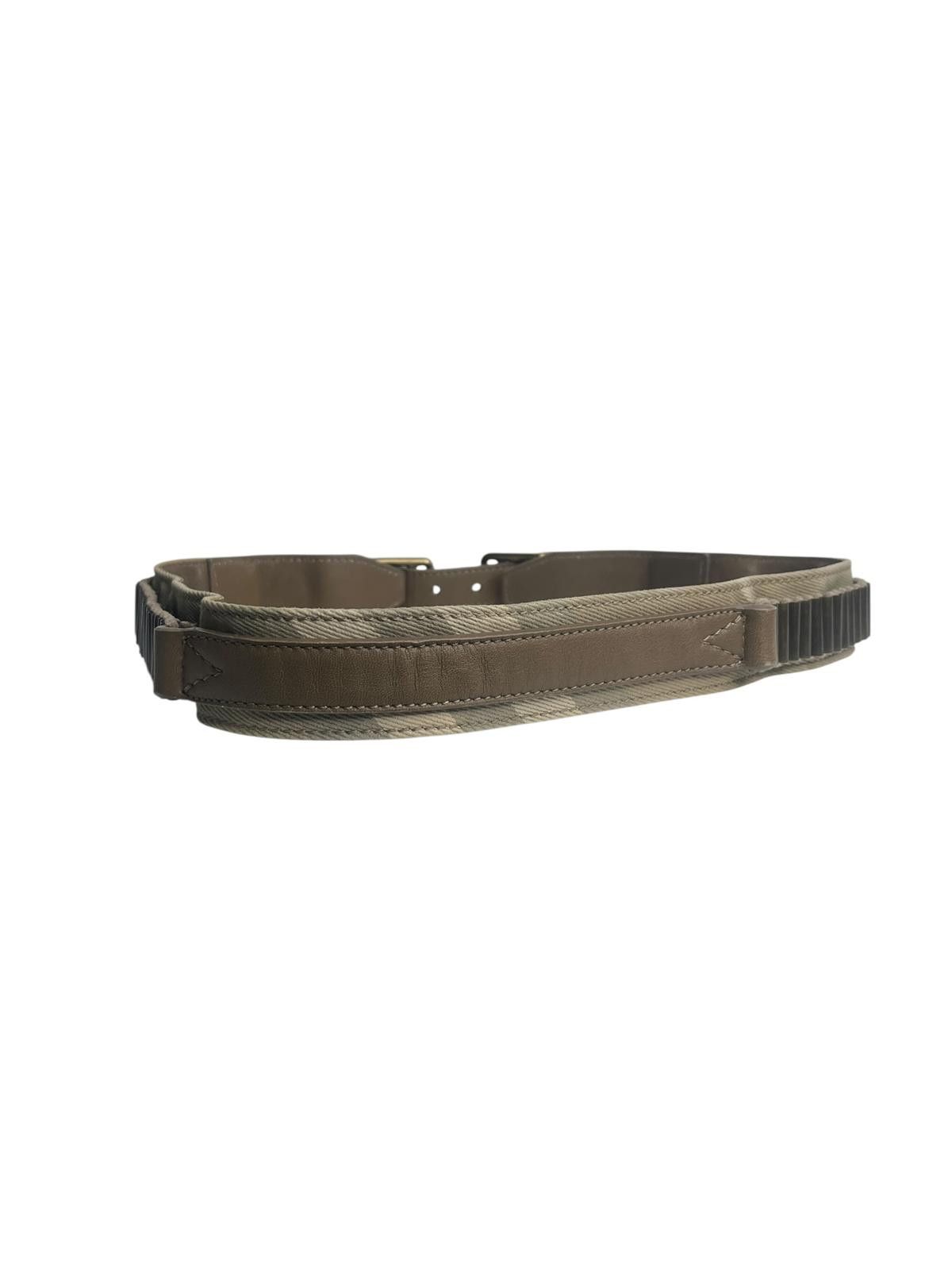 Burberry Vintage Burberry Leather Cartridge Double Buckle Ammo Belt Size ONE SIZE - 4 Thumbnail