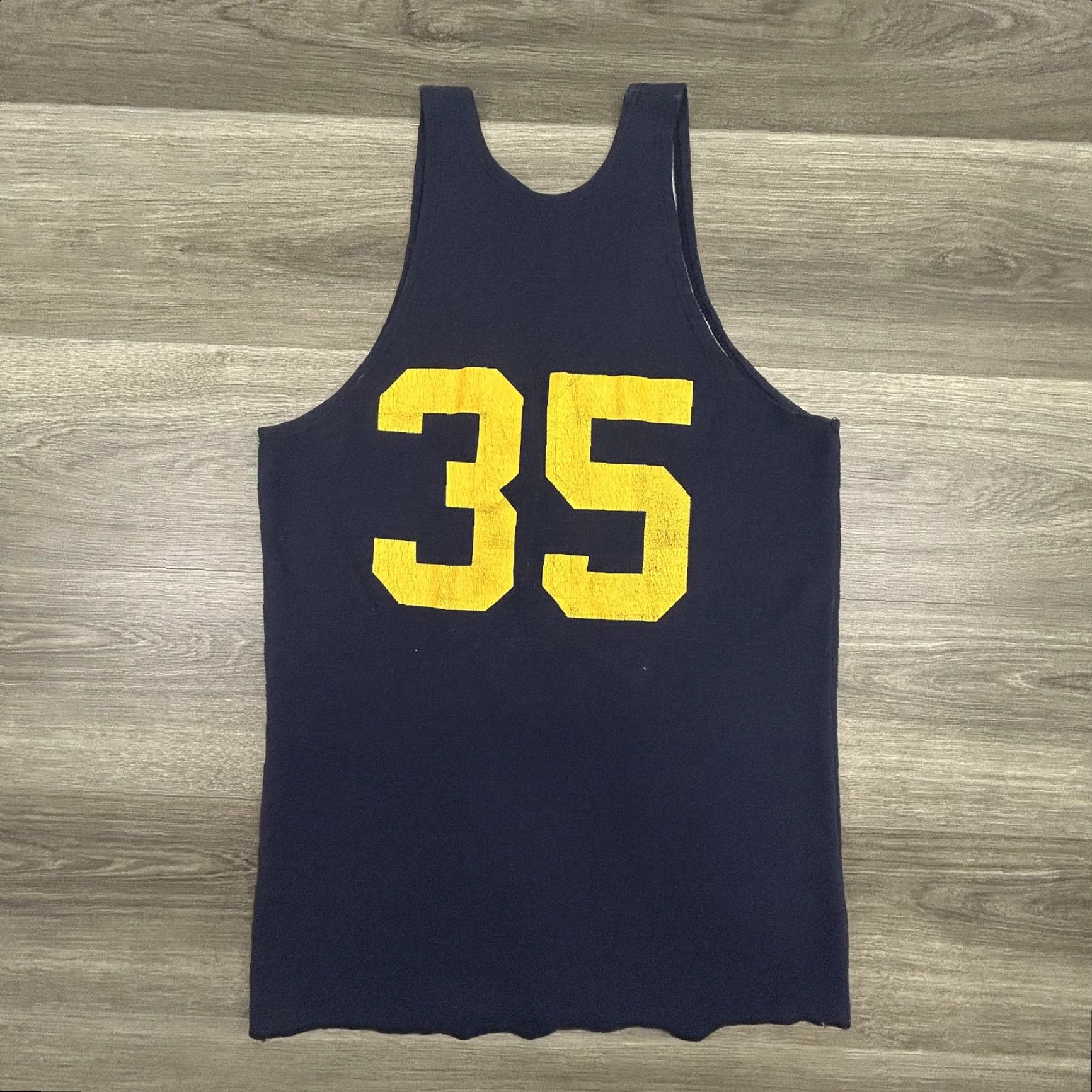 Russell Athletic VINTAGE Russell Athletic Basketball Jersey Tank Reversible Navy XL Mens USA 80s Sports Nightwear Activewear Size US XL / EU 56 / 4 - 2 Thumbnail