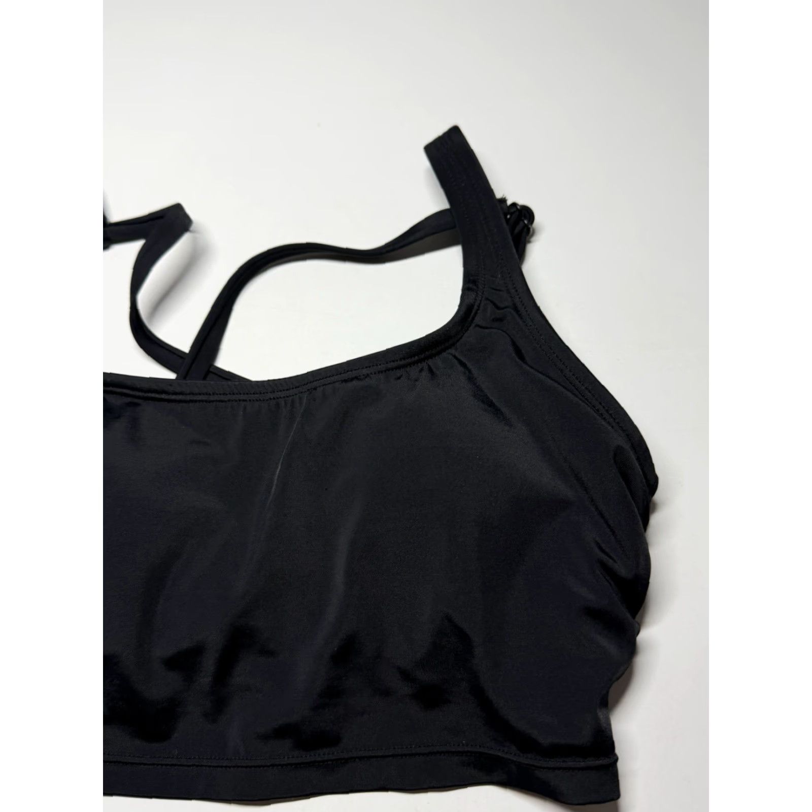 Avia Avia Bikini Top Black Cross Back Sz Small Womens S Size S / US 4 / IT 40 - 2 Thumbnail
