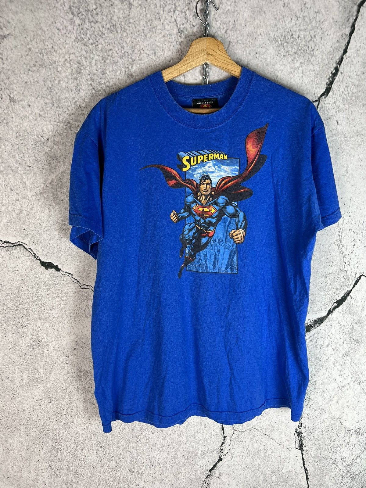 Band Tees Vintage Superman T-shirt 90s Street Wear Y2K Casual Size L Size US L / EU 52-54 / 3 - 1 Thumbnail
