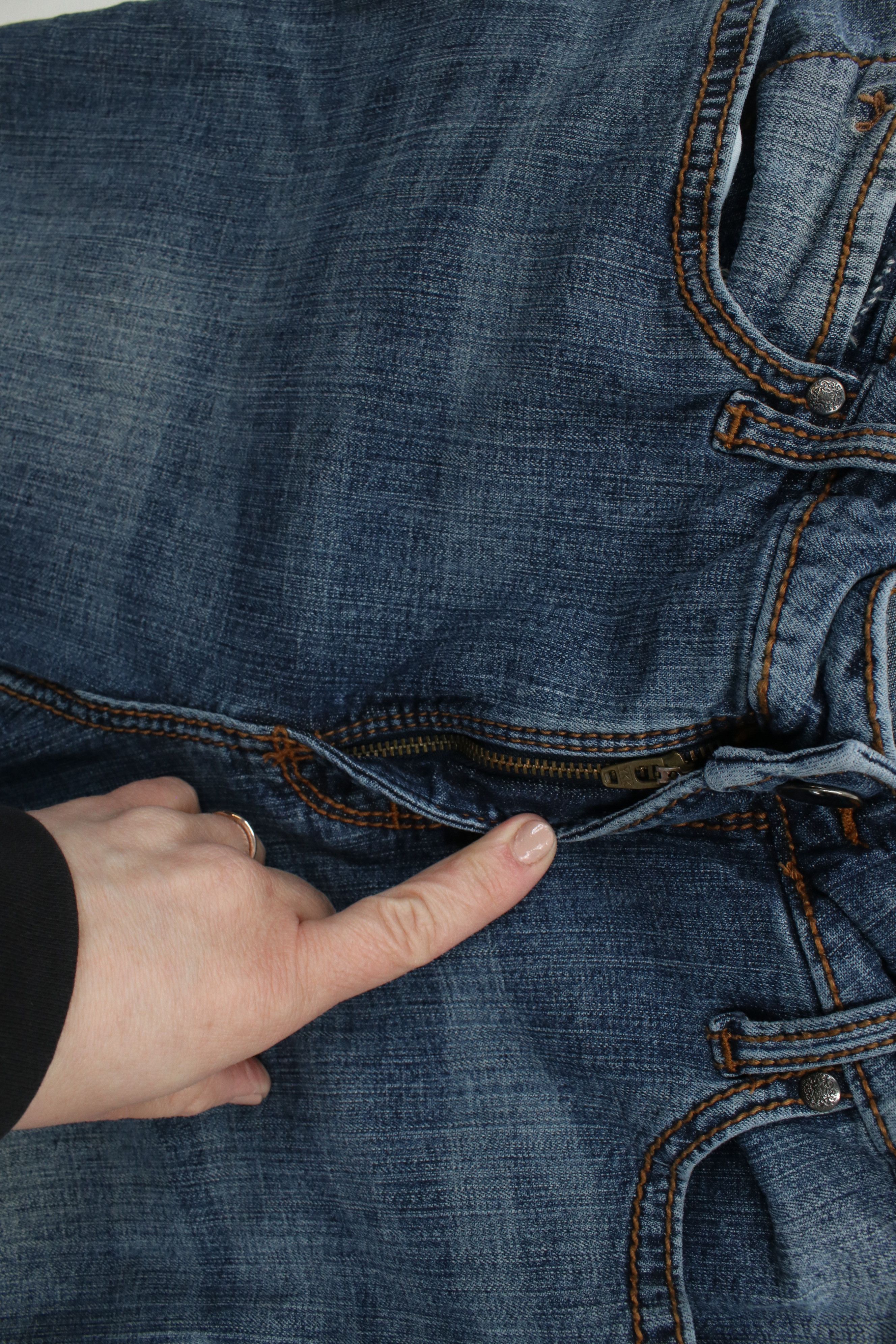 Vintage Vintage Y2K Streetwear Stretch Flared Denim Jeans Blue Size 28" / US 6 / IT 42 - 7 Thumbnail