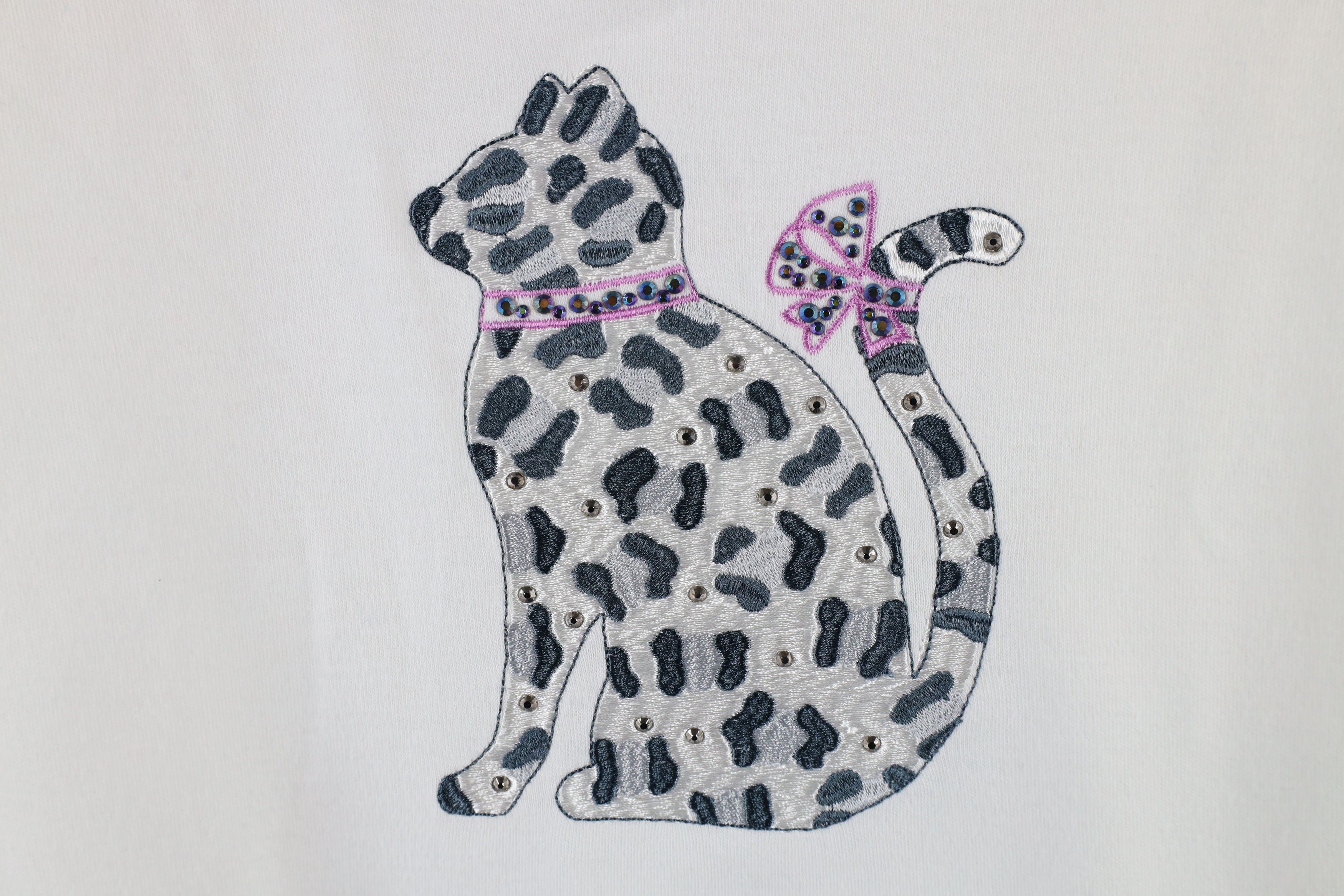 Vintage Vintage 90s Streetwear Cat Kitten 3/4 Sleeve T-Shirt White Size M / US 6-8 / IT 42-44 - 4 Thumbnail