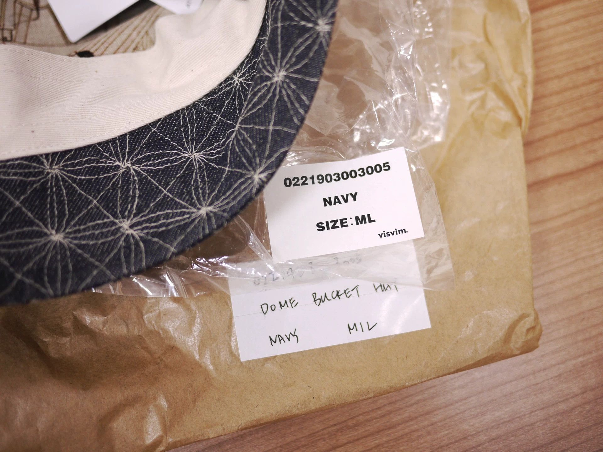 Visvim Visvim 21SS ICT Dome Bucket Hat Navy M-L Size ONE SIZE - 8 Thumbnail