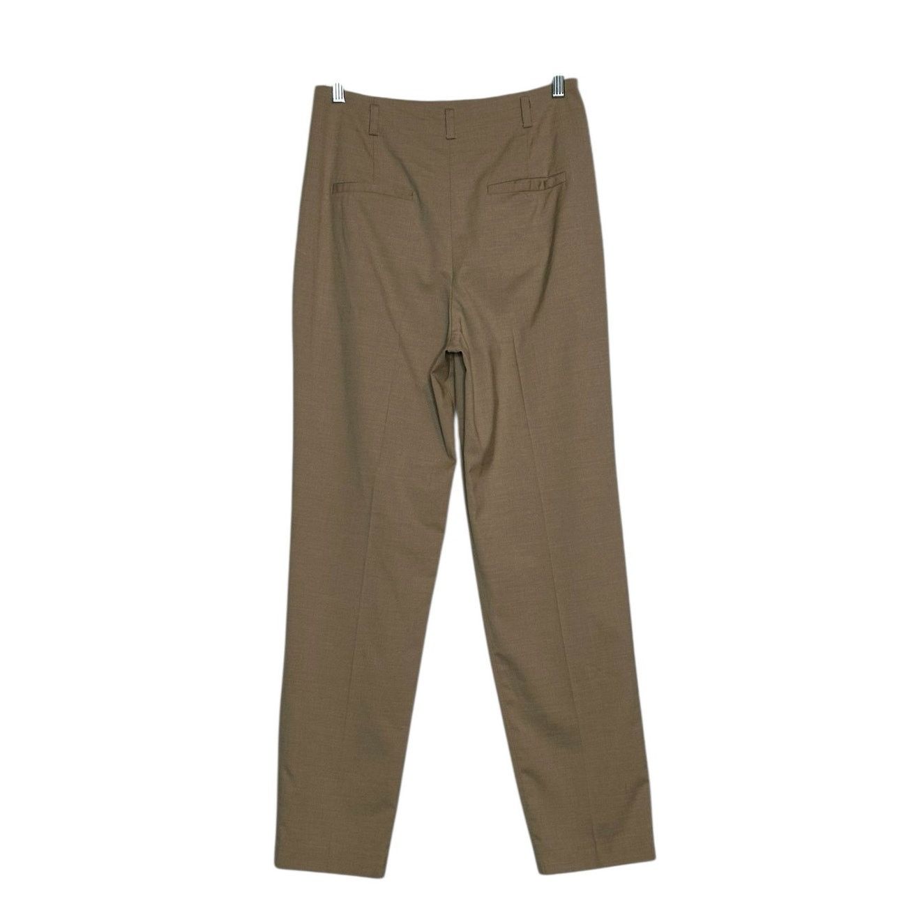Zara Zara beige high waist pleated pants size Small Size 30" / US 8 / IT 44 - 2 Thumbnail