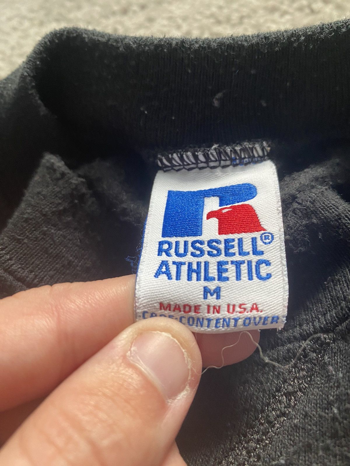 Russell Athletic × Vintage Vintage Russell Athletic Sweatshirt Black Medium USA Size US M / EU 48-50 / 2 - 3 Thumbnail