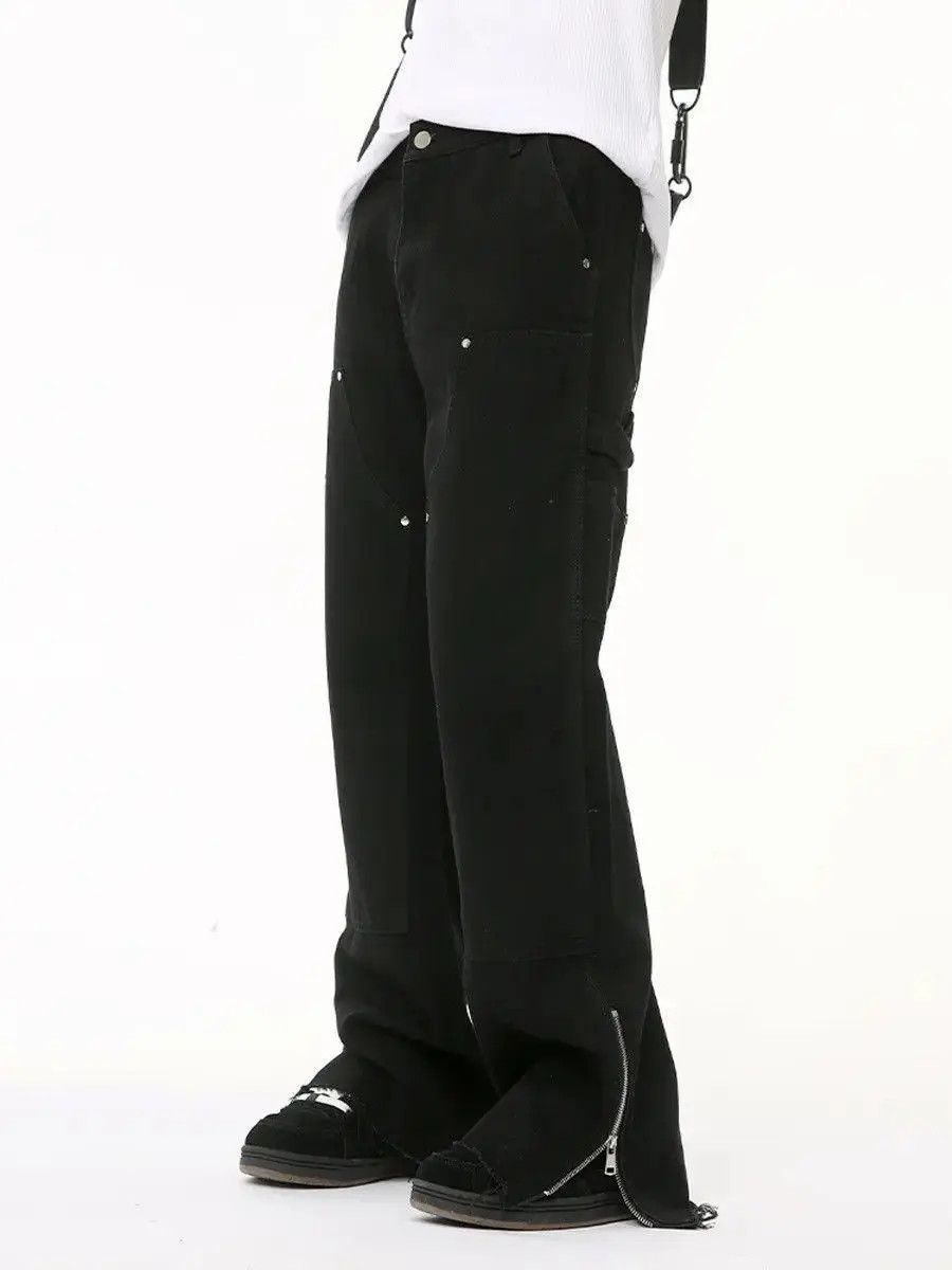 Japanese Brand Retro straight high street micro flared jeans Size US 32 / EU 48 - 6 Thumbnail