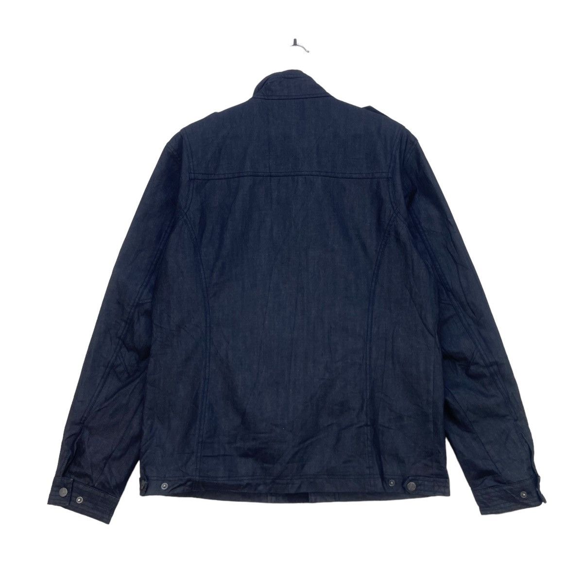 Japanese Brand × WE Fashion We Fashion Biker Soft Denim Holmes Jacket Size US M / EU 48-50 / 2 - 3 Thumbnail