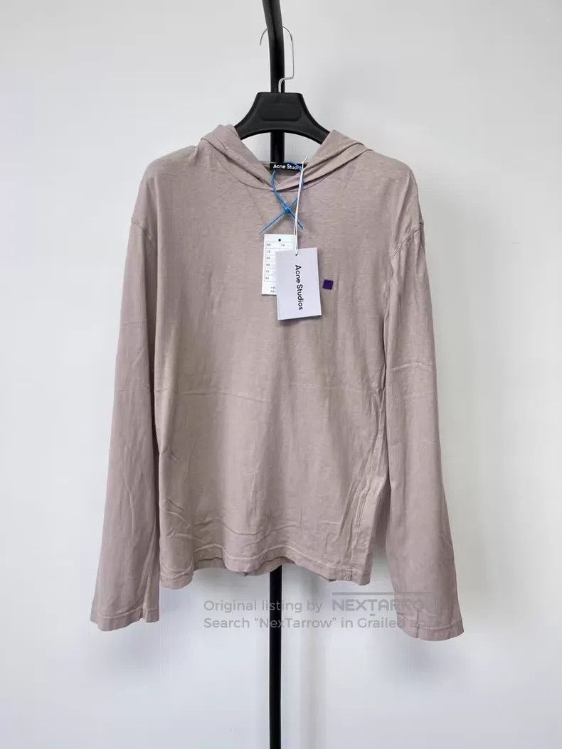 Acne Studios Acne Studios Smile Solid Color Hooded Long Sleeve T-Shirt Size US S / EU 44-46 / 1 - 1 Thumbnail
