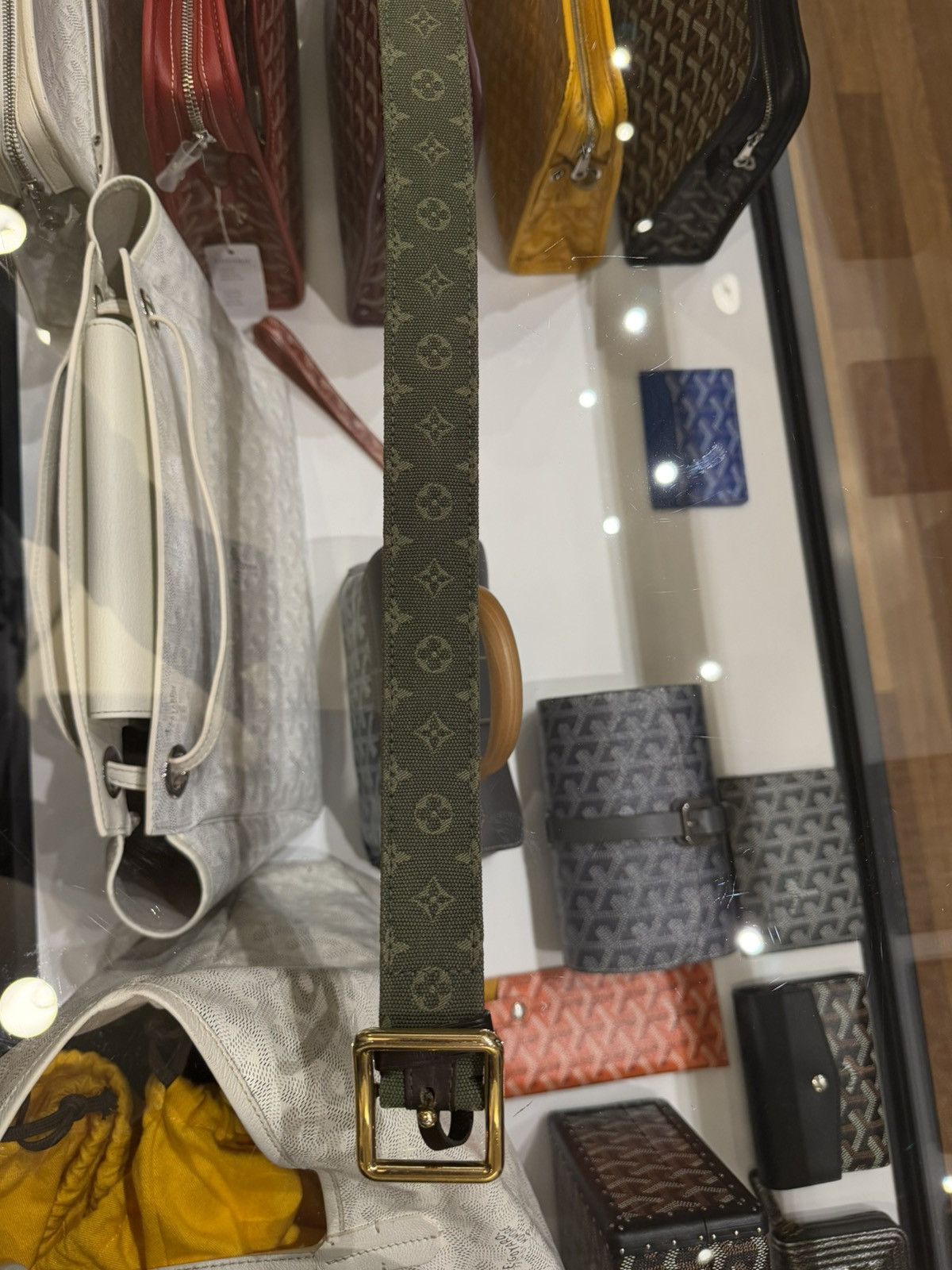 Louis Vuitton Louis Vuitton Canvas Monogram Belt - Green Size 32 - 6 Thumbnail