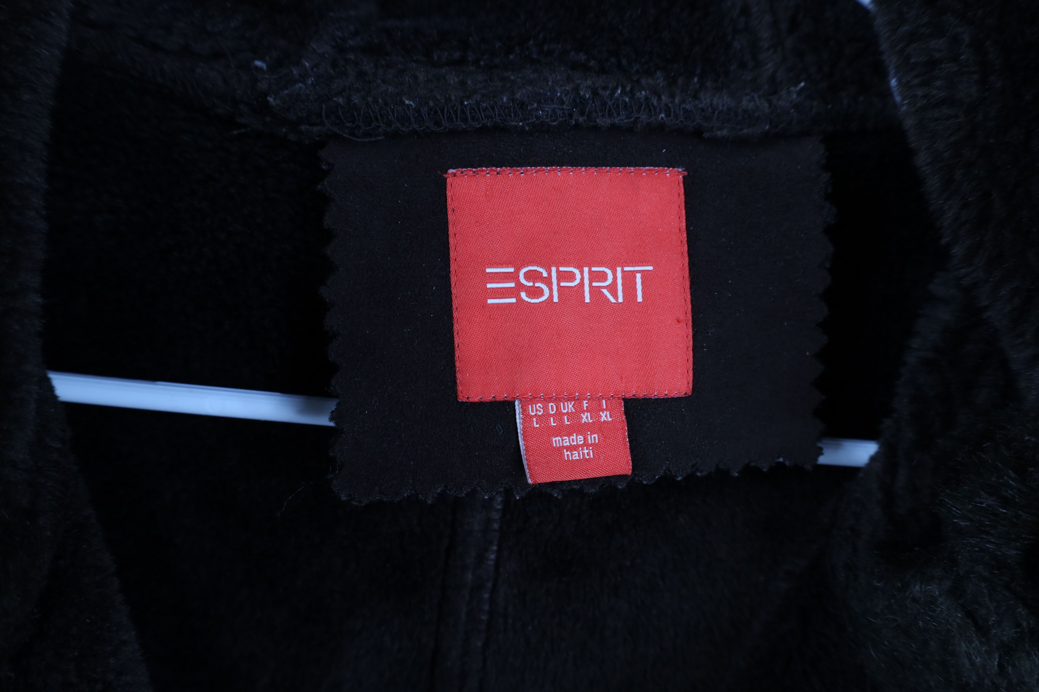 Esprit Vtg 90s Y2K Esprit Plush Penny Lane Hooded Jacket Brown Size L / US 10 / IT 46 - 6 Thumbnail