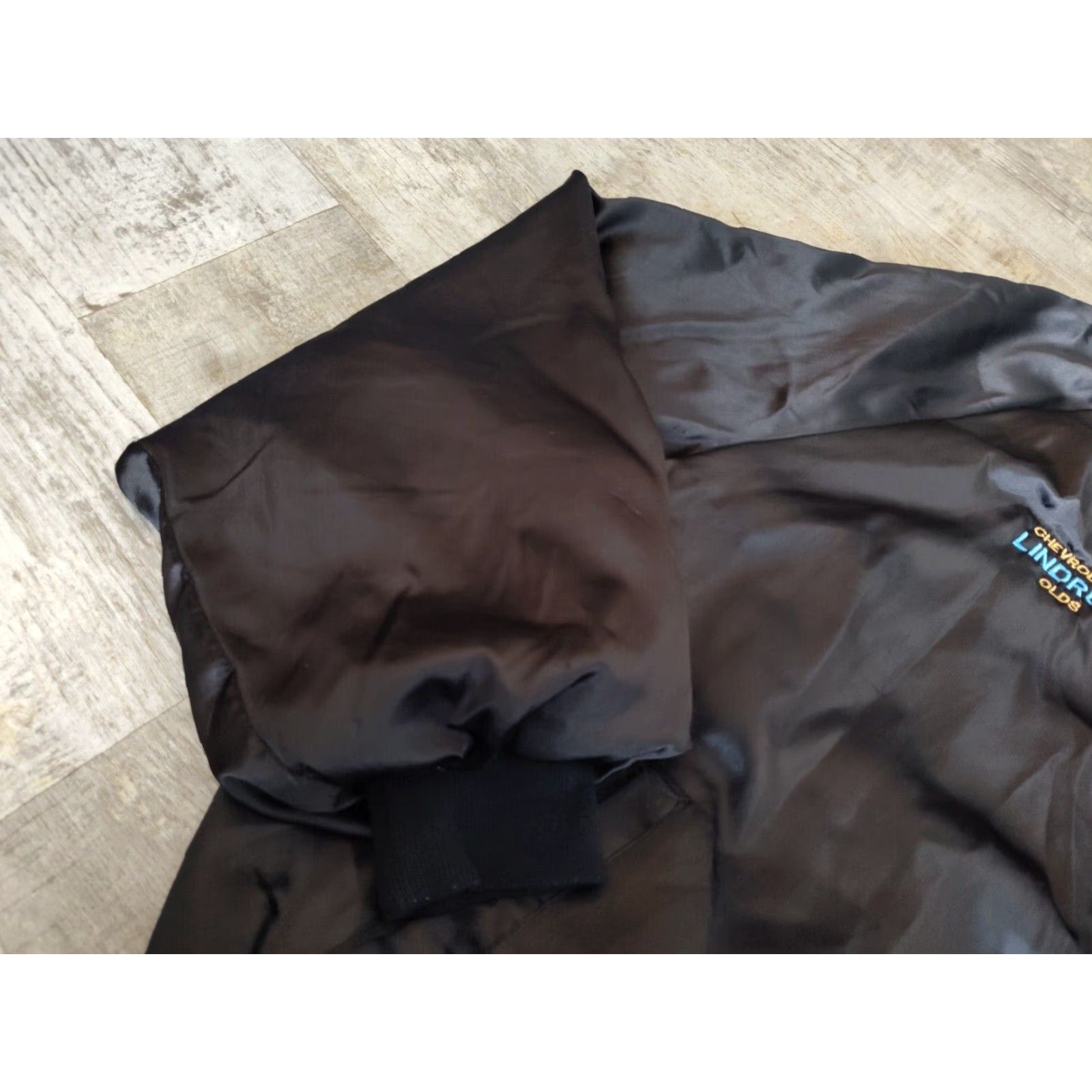 Vintage VINTAGE Westark Chevy Cars Satin Bomber Jacket Men 2XL Black Embroidered 90s USA Size US XXL / EU 58 / 5 - 7 Thumbnail