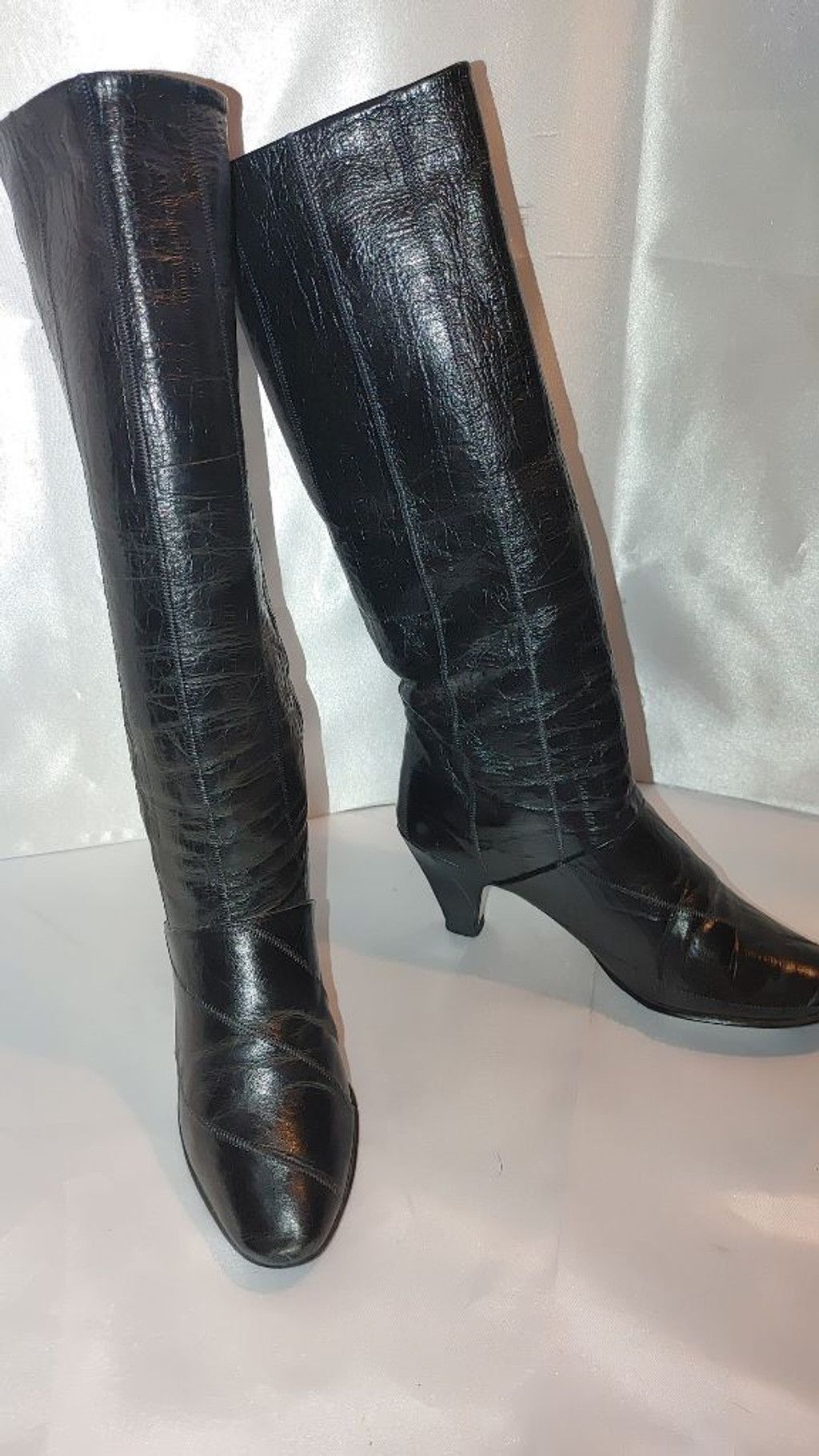 The Unbranded Brand Joyce CA Vintage Leather Boots Size 7 Size US 7 / IT 37 - 6 Thumbnail