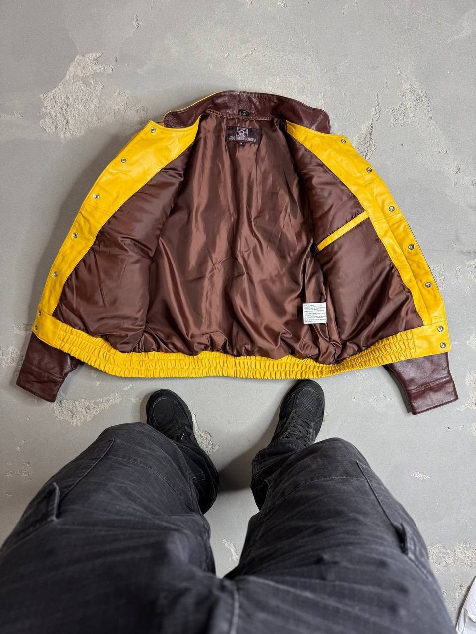 Formula 1 M&M's Leather Racing Jacket Vintage 1990s RARE Size US M / EU 48-50 / 2 - 5 Thumbnail