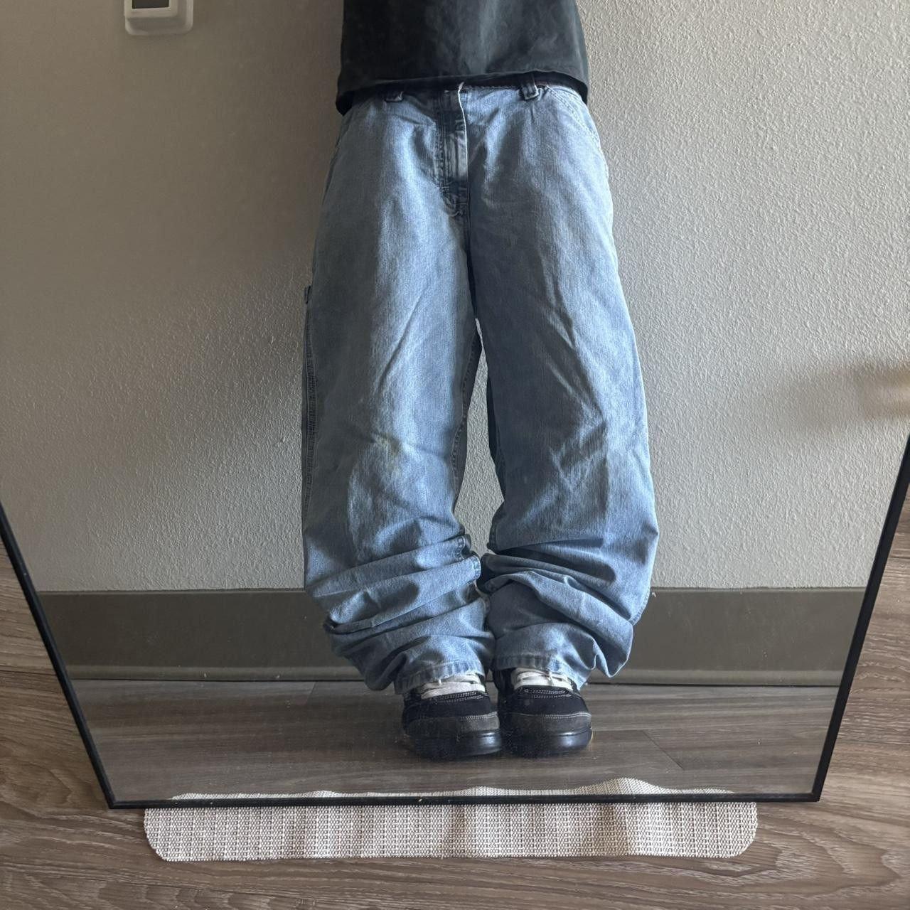 Japanese Brand Crazy Vintage Y2K/2000s Baggy Light Wash Skater Style Carpenter Denim Jeans! 36x34 Size US 36 / EU 52 - 1 Thumbnail