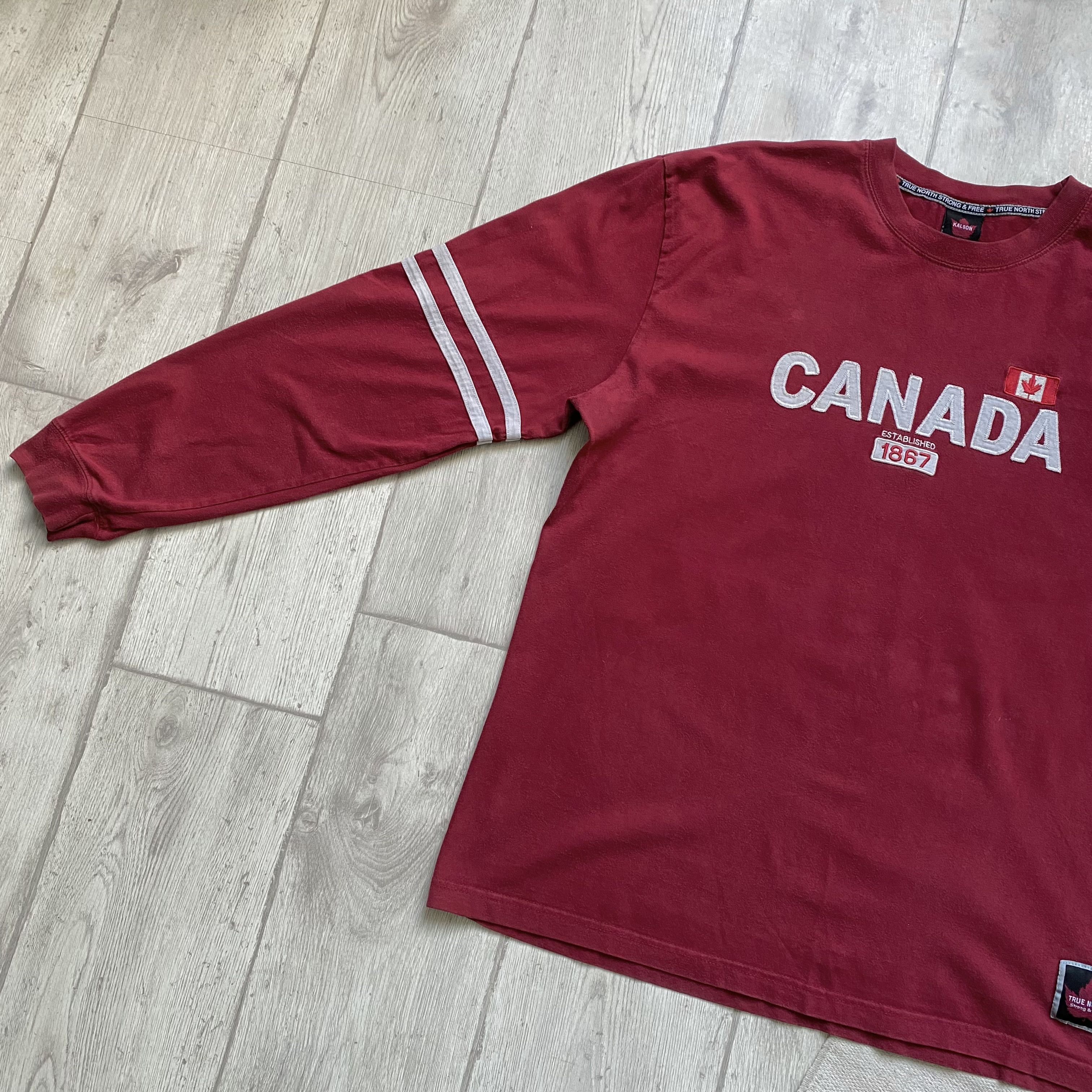 Umbro 🇨🇦 Vintage 90s Canada longsleeve Rugby Hockey Umbro Nike Size US L / EU 52-54 / 3 - 9 Thumbnail