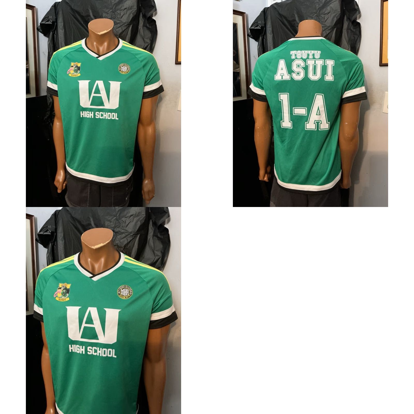 Vintage VINTAGE BoxLunch My Hero Academia Tsuyu Asui Frog Hero Manga Anime Soccer Jersey Sz. M Size US M / EU 48-50 / 2 - 9 Thumbnail