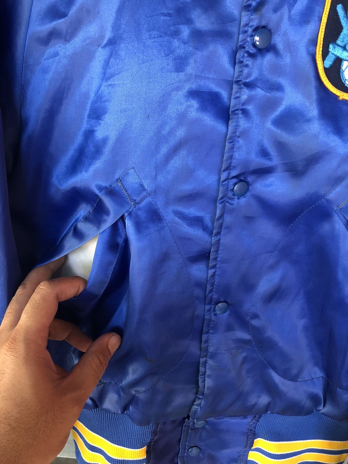 Dunbrooke Vintage 80's Pla Jac by Dunbrooke Network Bomber Jacket Size US S / EU 44-46 / 1 - 6 Thumbnail
