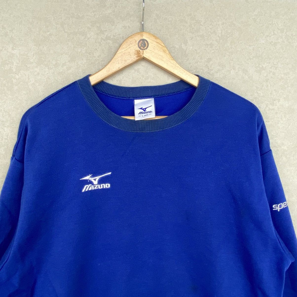 Other Vintage Mizuno Small Logo Printed Crewneck Sweatshirt Blue Size US L / EU 52-54 / 3 - 4 Thumbnail