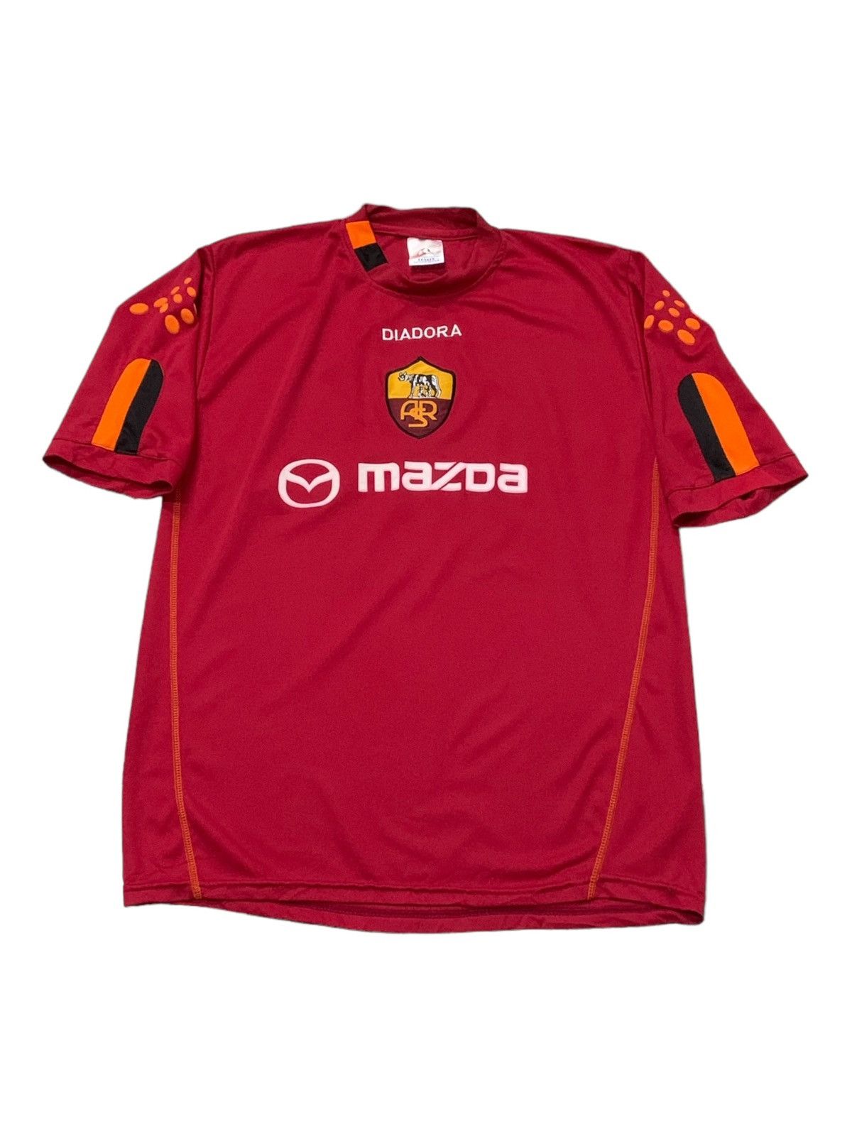 Diadora × Vintage Vintage As Roma Soccer Jersey 2003/04 Size US L / EU 52-54 / 3 - 2 Thumbnail