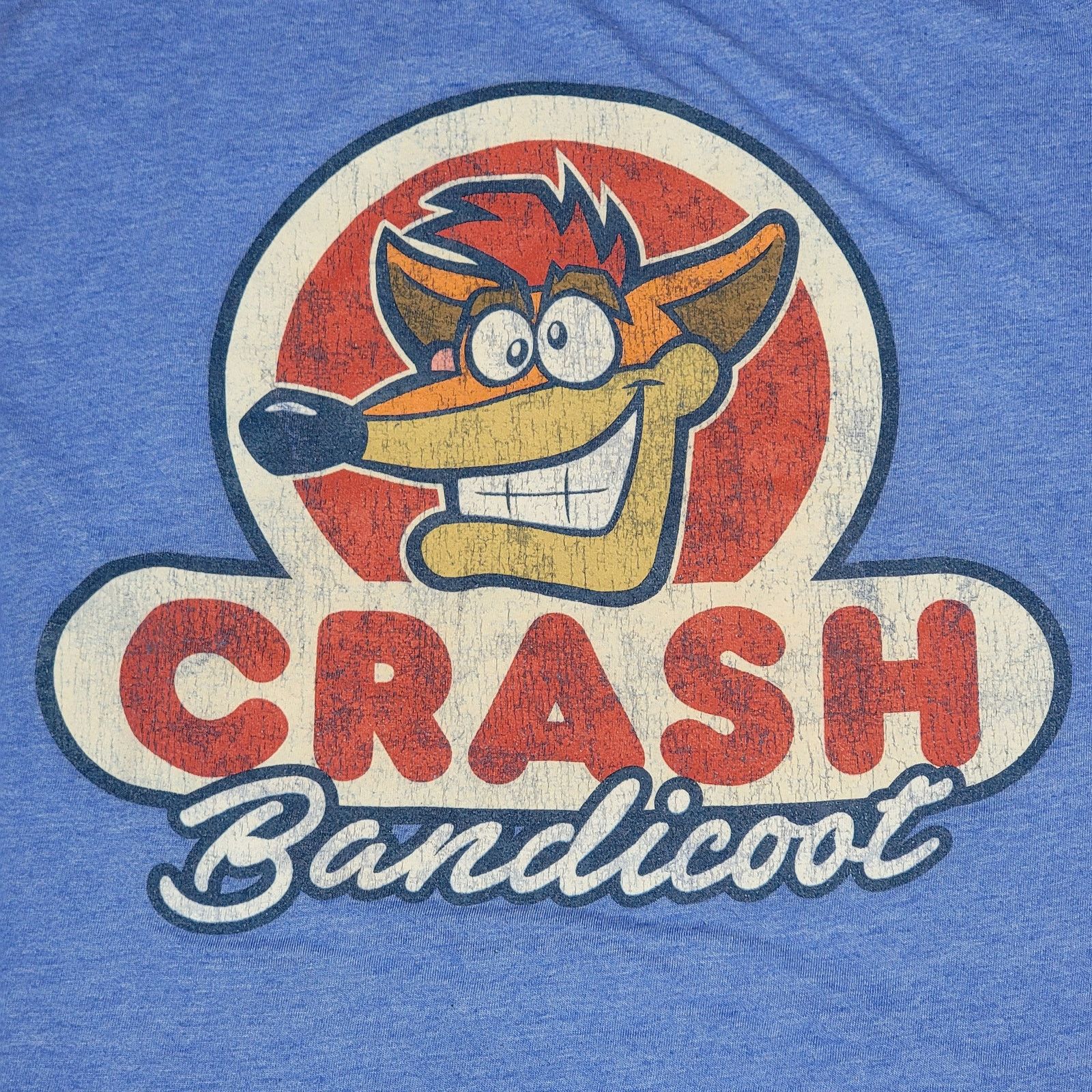 Other Crash Bandicoot Blue Unisex Tee - Size Large Size US L / EU 52-54 / 3 - 2 Thumbnail