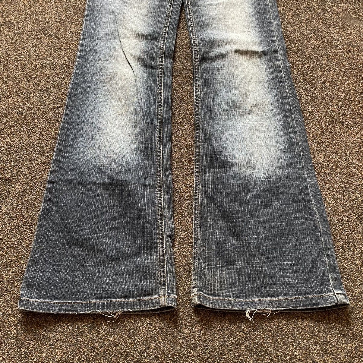 Vintage Y2K Vintage Faded Flared Bootcut Jeans Grunge Distressed 28 Size 28" / US 6 / IT 42 - 3 Thumbnail