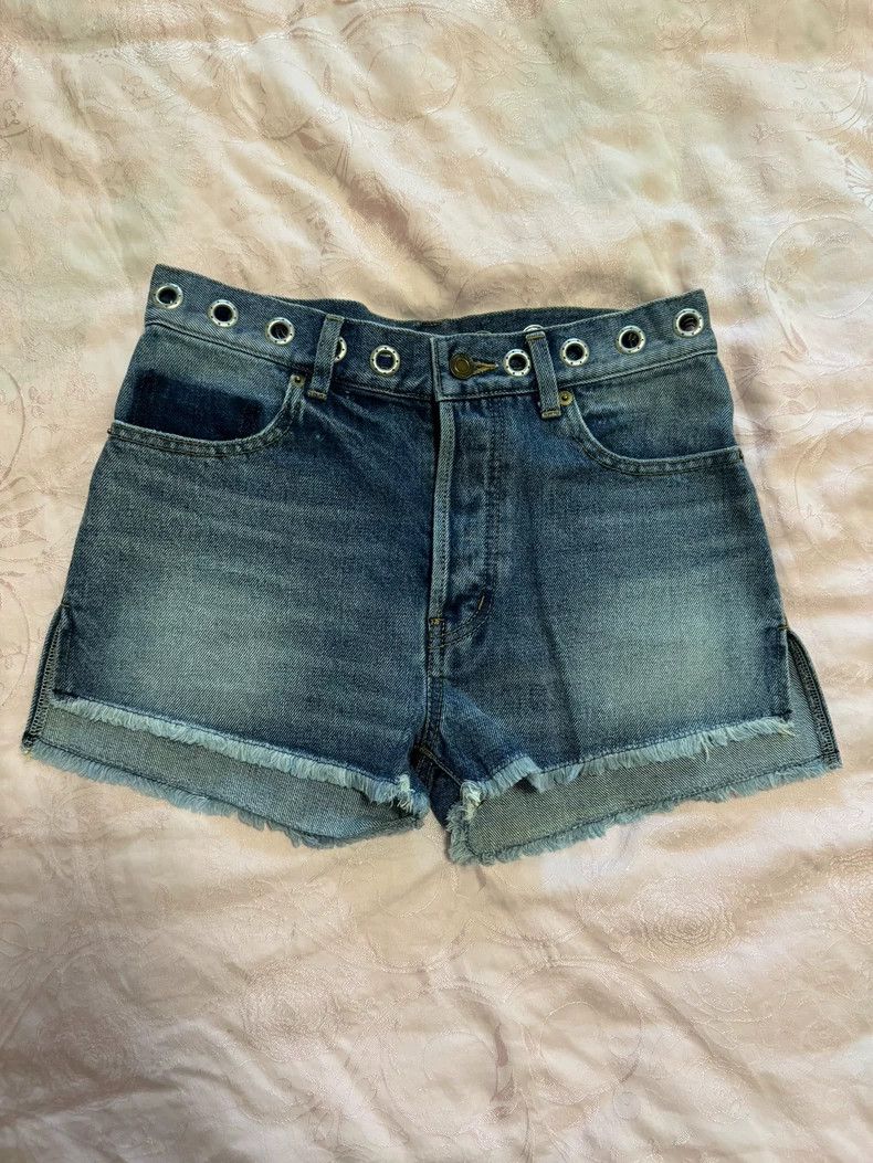 Saint Laurent Paris Saint laurent paris Denim shorts 2506-Nextarrow Size 26" / US 2 / IT 38 - 1 Thumbnail