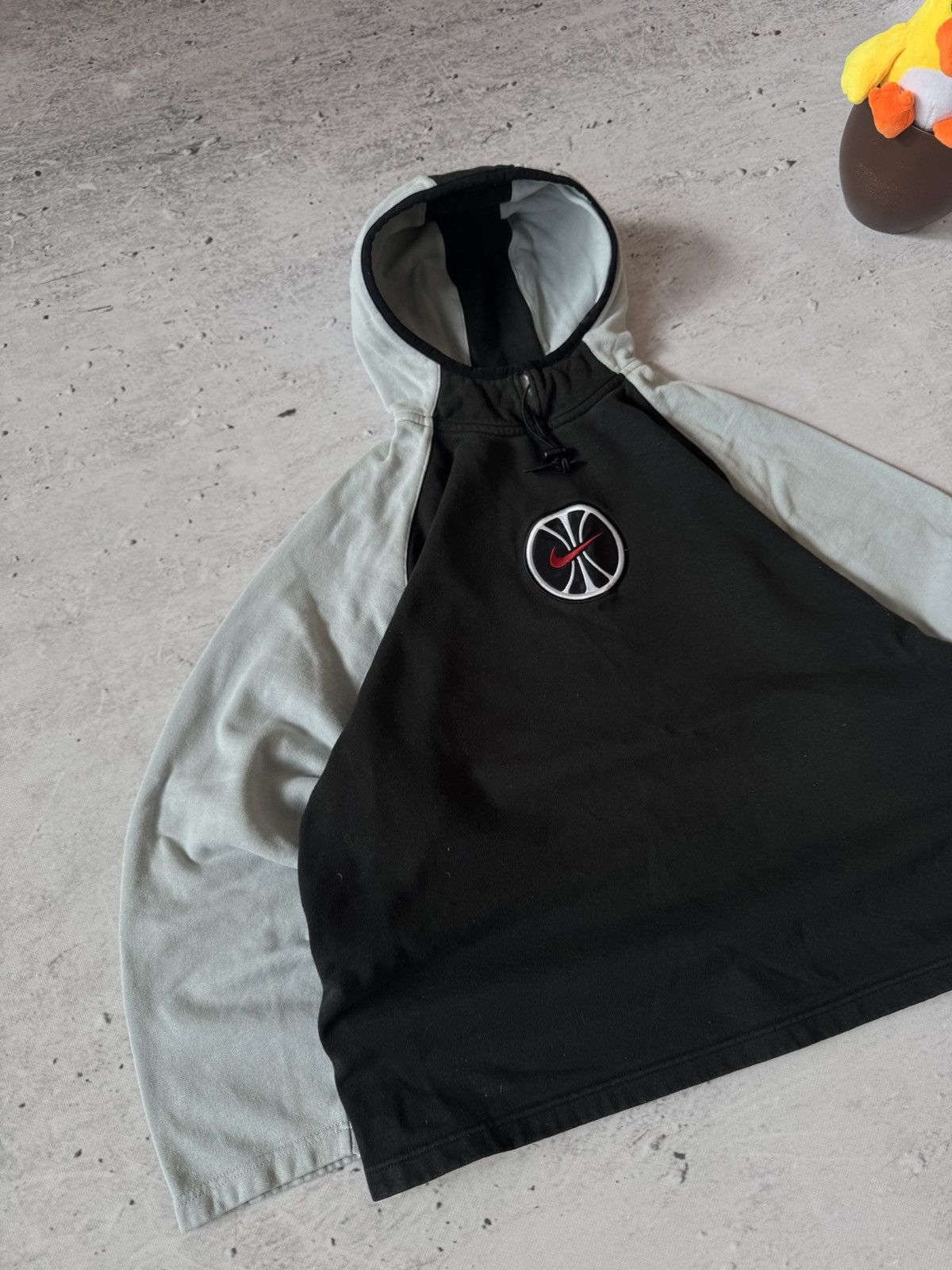 Nike × Vintage NIKE VINTAGE 00s y2k OVERSIZE BAGGY HOODIE CENTER LOGO Size US L / EU 52-54 / 3 - 2 Thumbnail