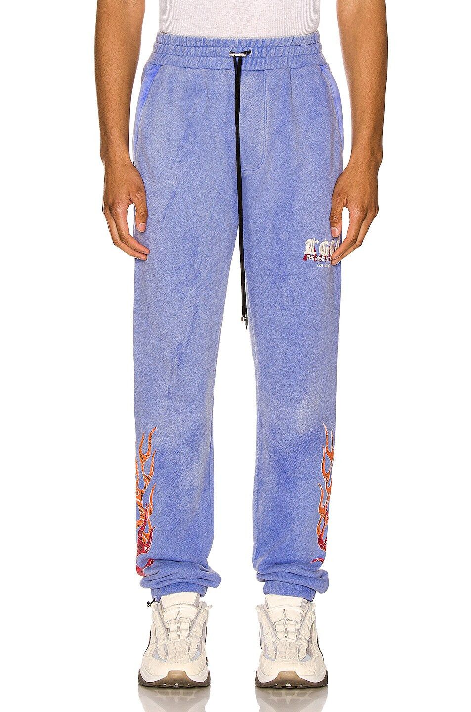 Amiri o1y0525 Logo Jogger & Sweatpant in Light Purple Size US 30 / EU 46 - 4 Thumbnail