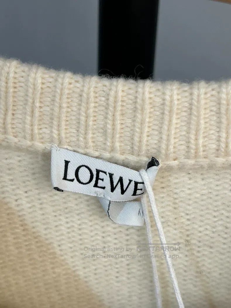Other Loewe Crystal Logo Beige Sweater Size S / US 4 / IT 40 - 4 Thumbnail