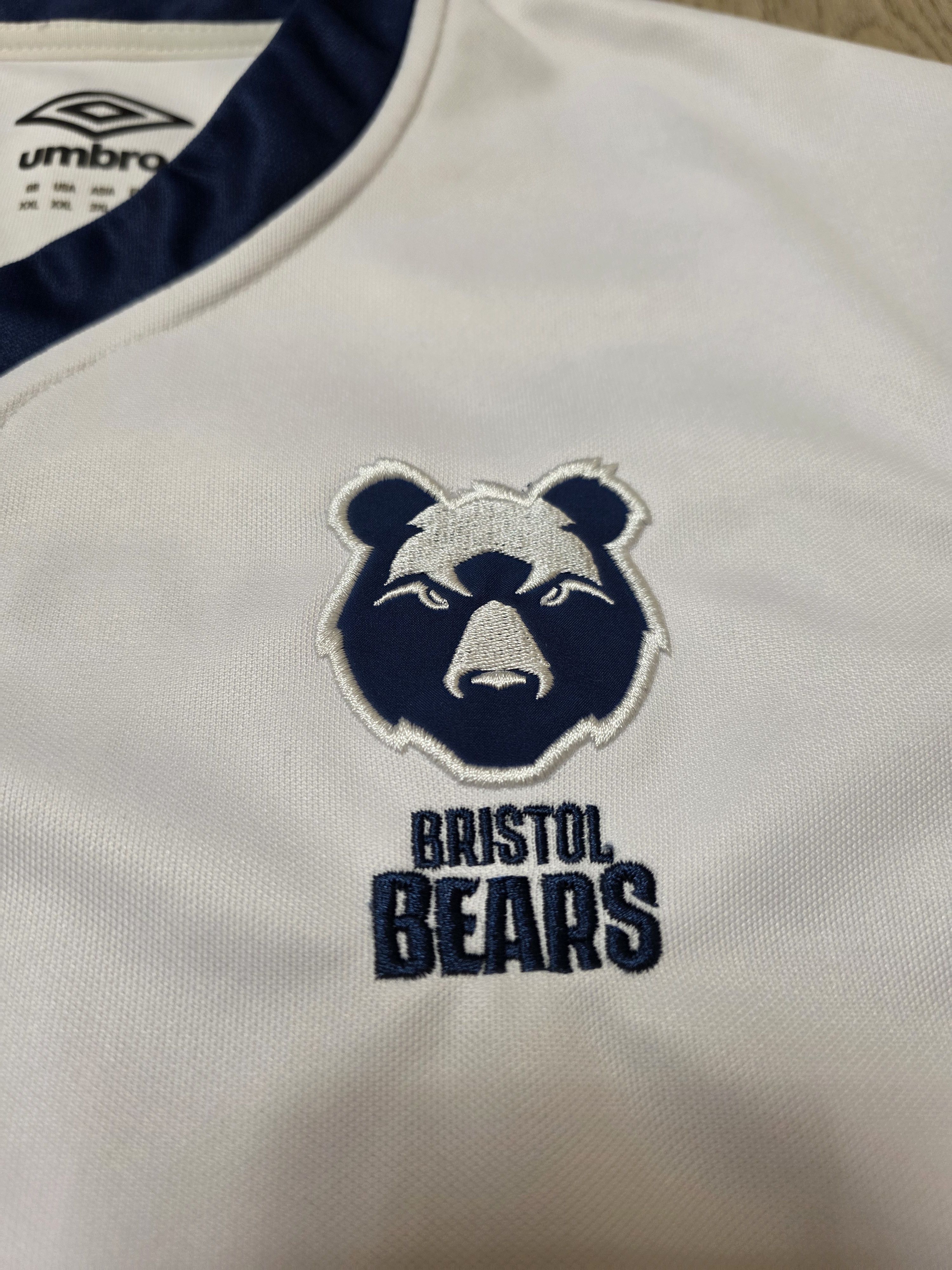 Umbro BRISTOL BEARS RUGBY JERSEY 2021 2022 AWAY ENGLAND RUGBY Size US XXL / EU 58 / 5 - 4 Thumbnail