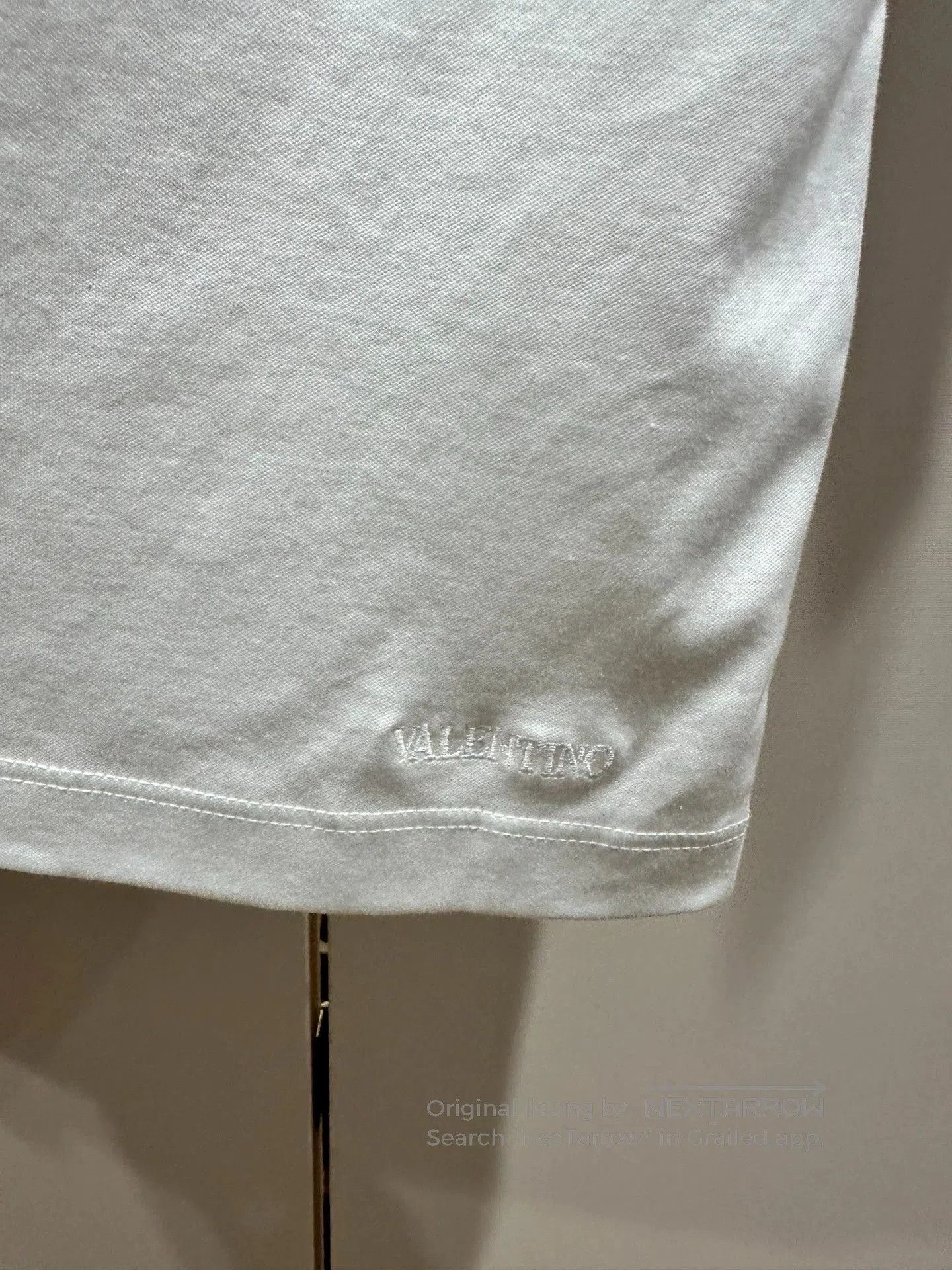 Valentino Valentino Butterfly Beaded White T-shirt S. Size US S / EU 44-46 / 1 - 4 Thumbnail