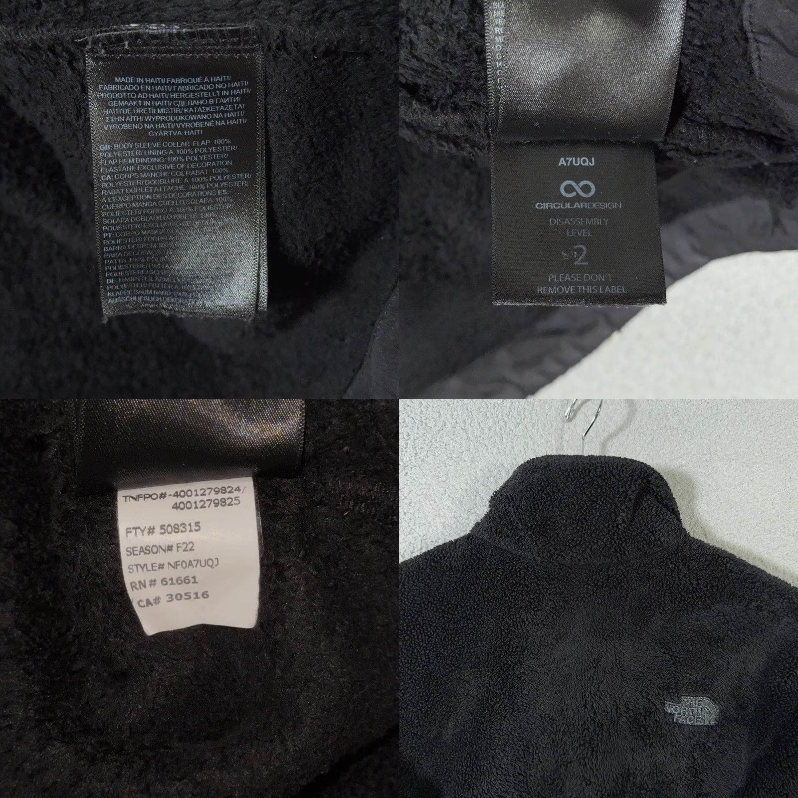The North Face VINTAGE The North Face Jacket Womens XS Black Fleece Sherpa Pockets NF0A7UQJ Size XS / US 0-2 / IT 36-38 - 8 Thumbnail