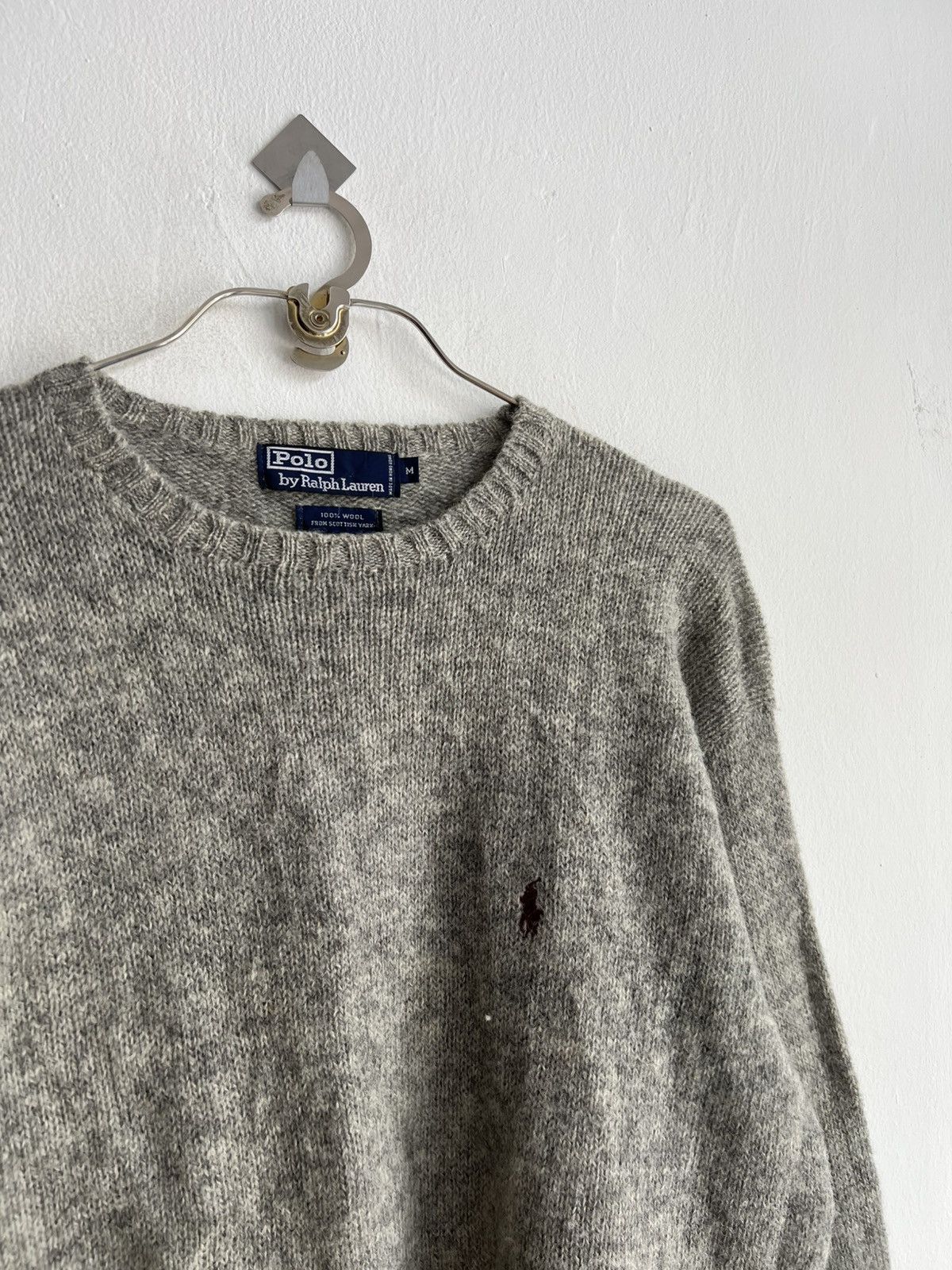 Polo Ralph Lauren 1990s Polo Ralph Lauren Small Pony Lambswool Mohair Knitwear Size US M / EU 48-50 / 2 - 5 Thumbnail
