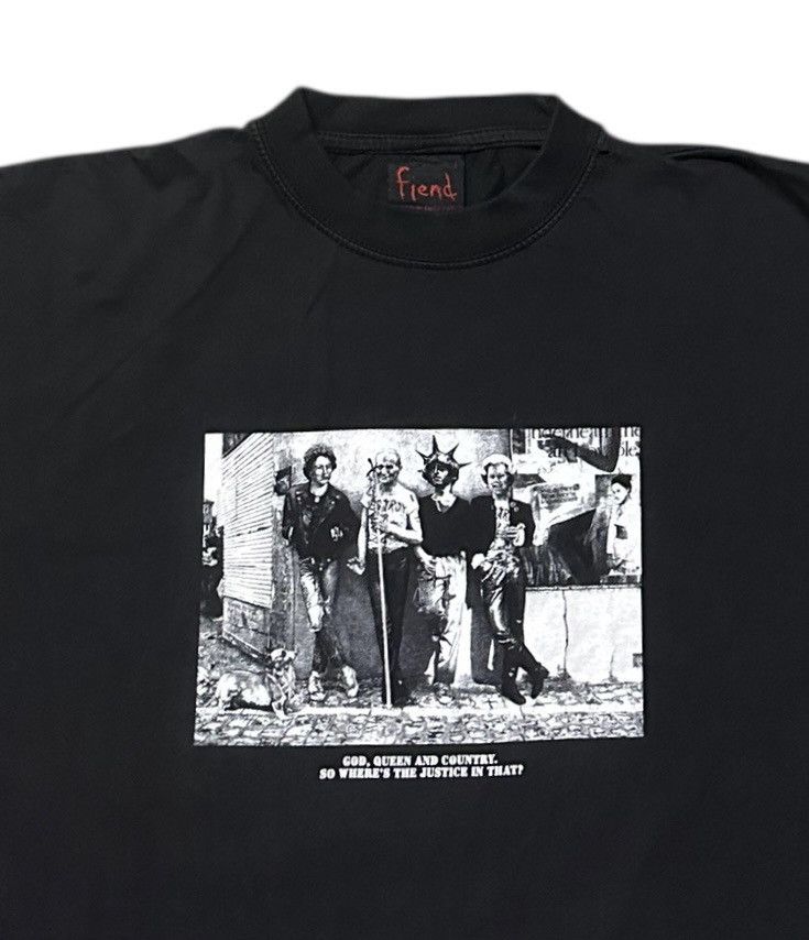 Vintage 90s Crass anarchy punk God,queen and country tshirt