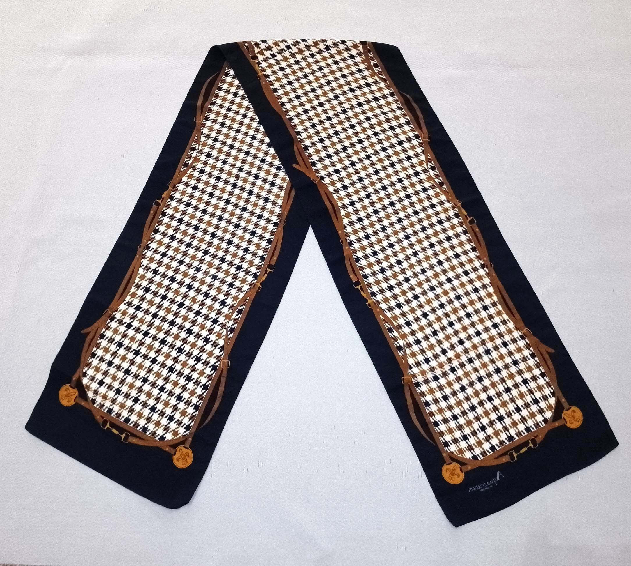 Aquascutum Aquascutum Classic Scarf – Check Pattern Size ONE SIZE - 2 Thumbnail